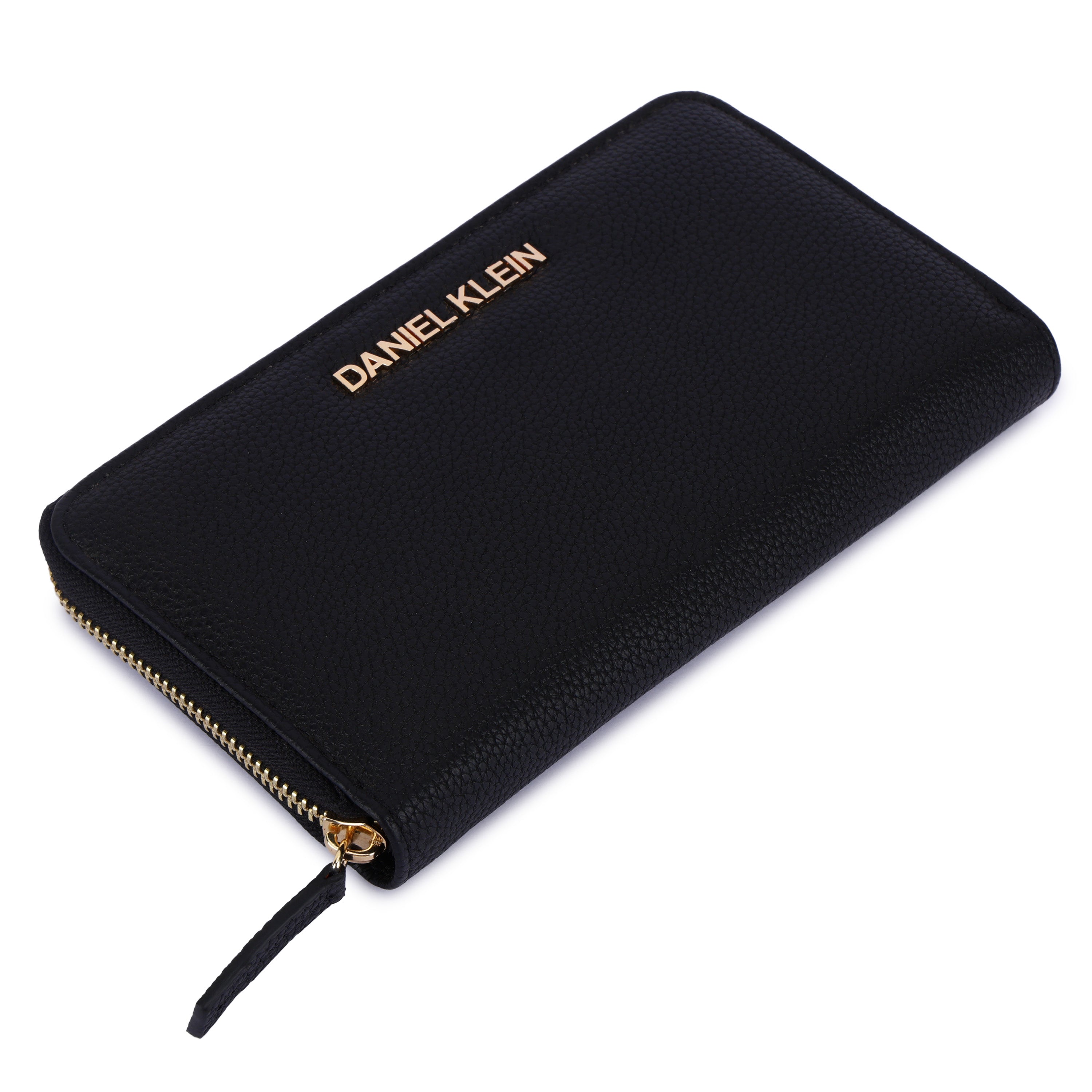 Daniel Klein Black Zip-Around Women’s Wallet