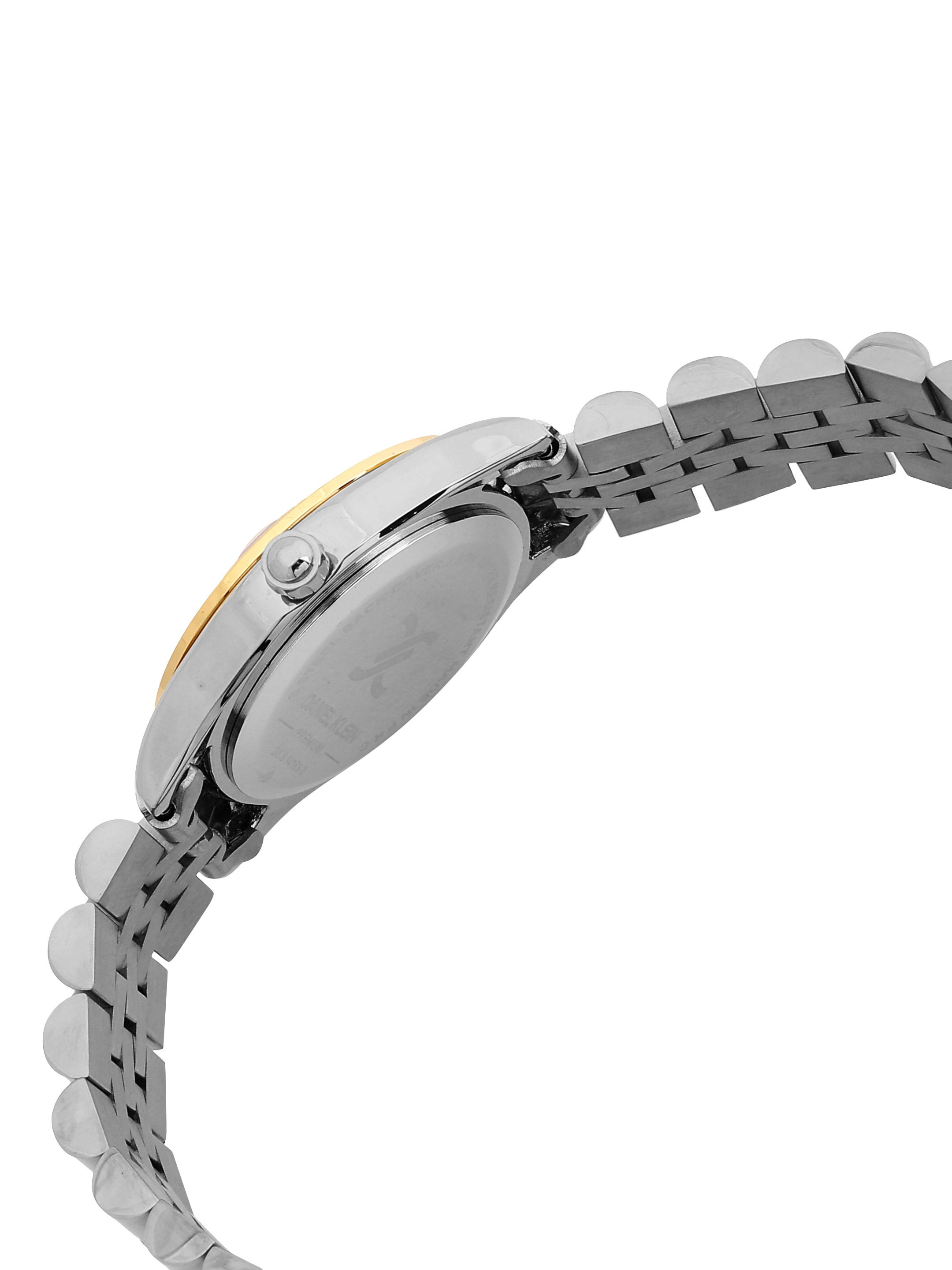 Daniel Klein Analog Dark Green Round Dial Silver and Gold Case Silver and Gold Strap Quartz Water-Resistant Wrist Watch for Women Girls, Ladies DK.6.14183-4