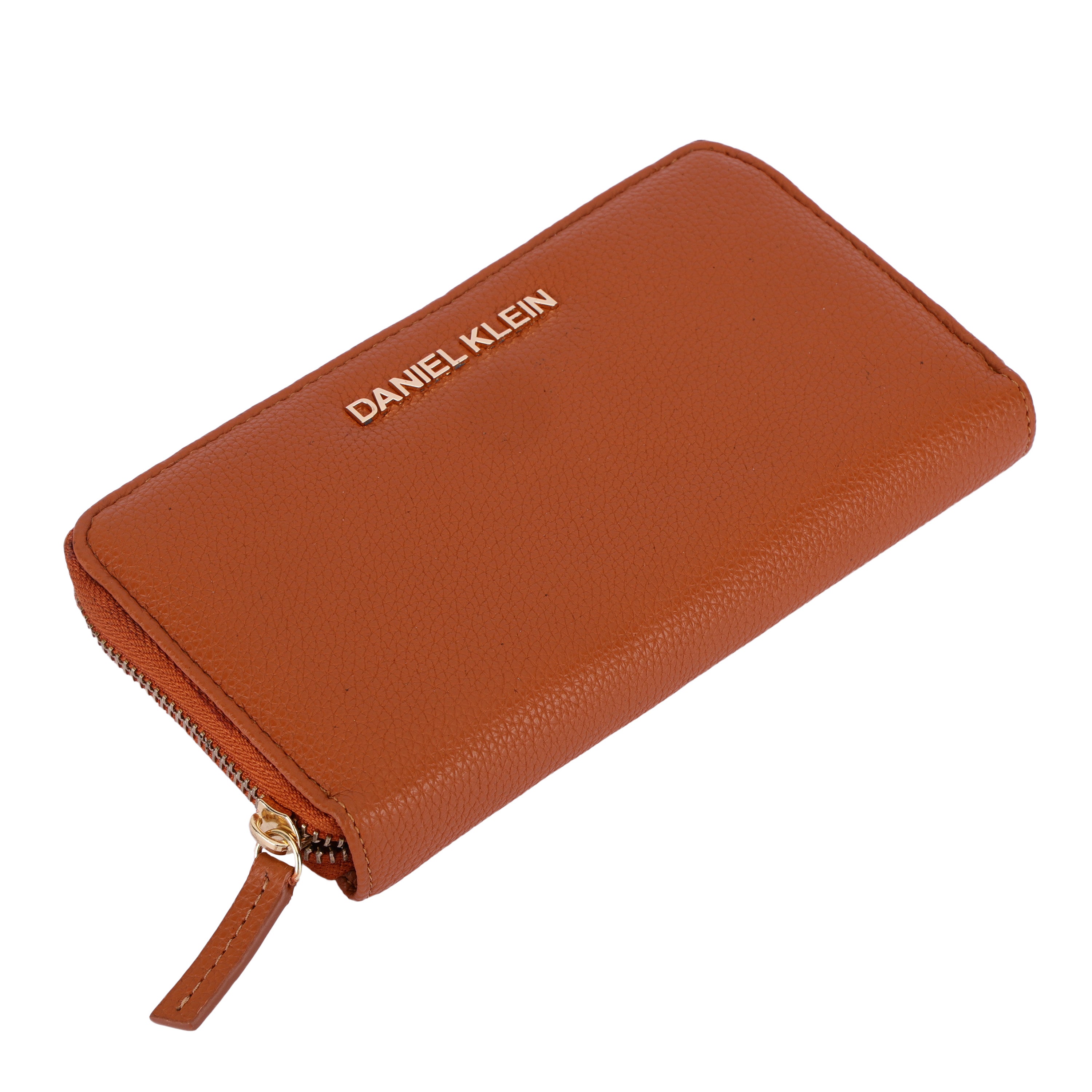 Daniel Klein Tan Zip-Around Women’s Wallet