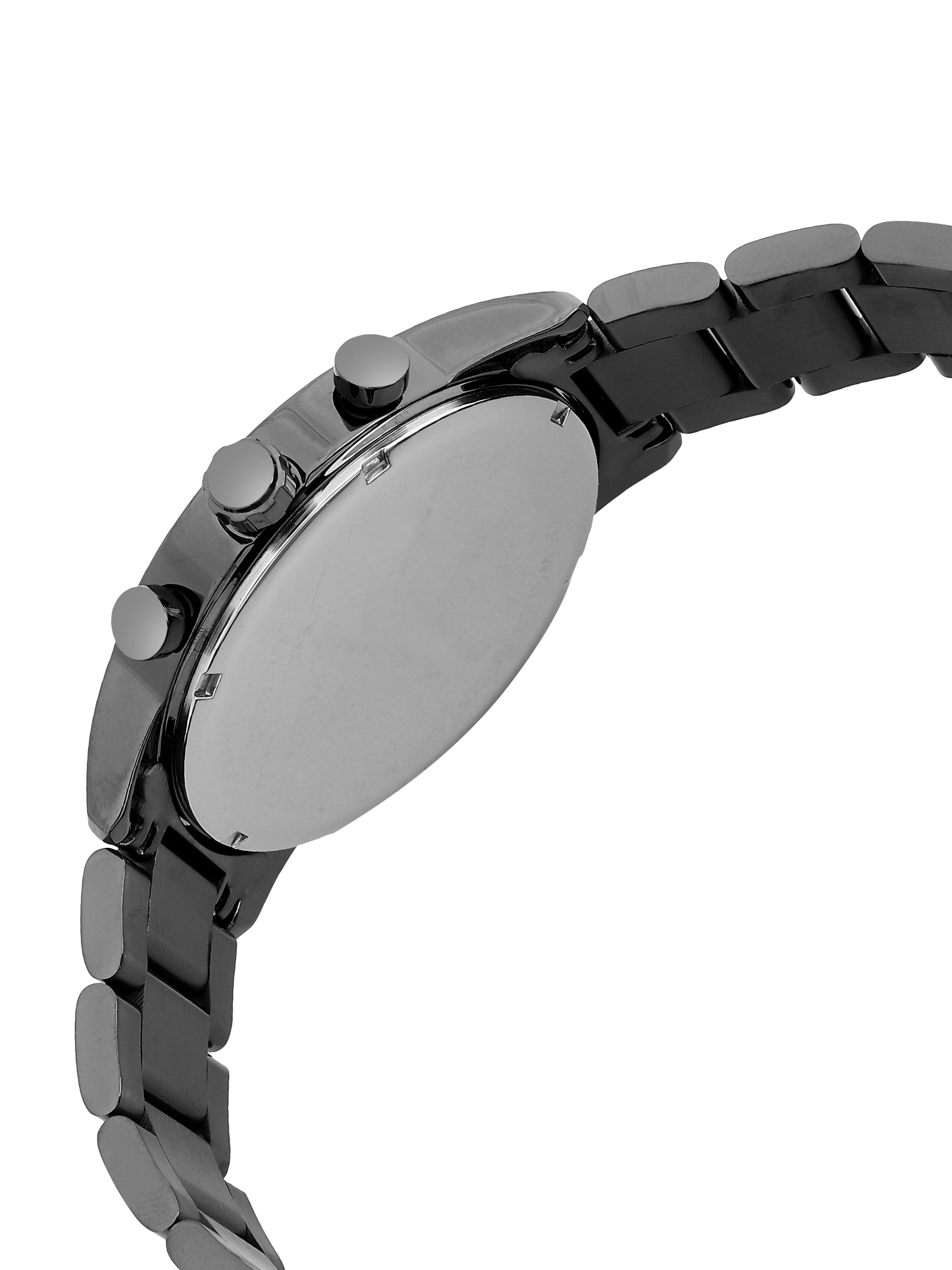Daniel Klein Analog Gunmetal Round Dial Gunmetalmetal Case Gunmetalmetal Strap Quartz Water-Resistant Wrist Watch for Men Boys DK.1.14238-4