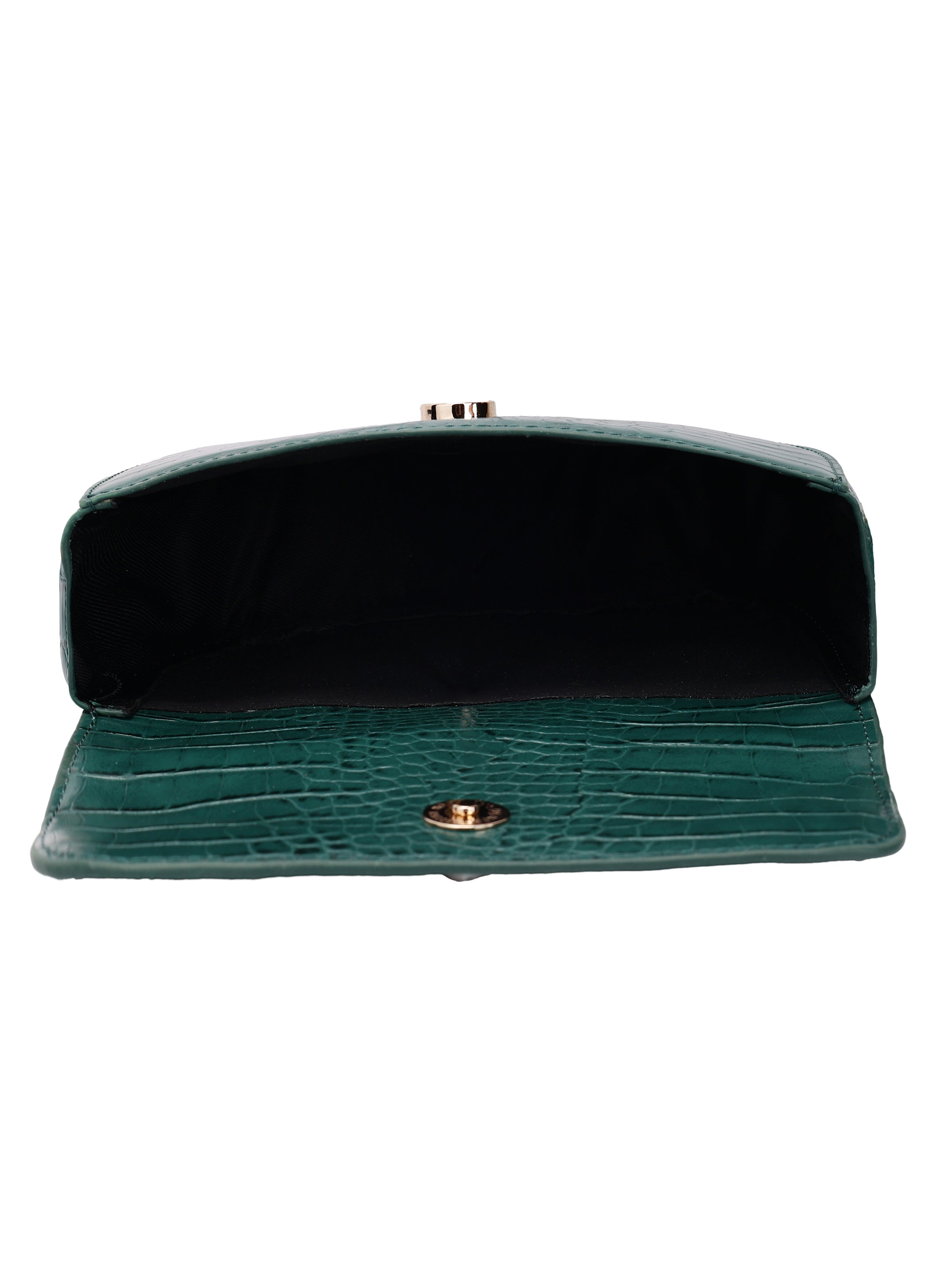 Daniel Klein Exclusive Snake Skin Pattern Women Cross-Body Sling - Green