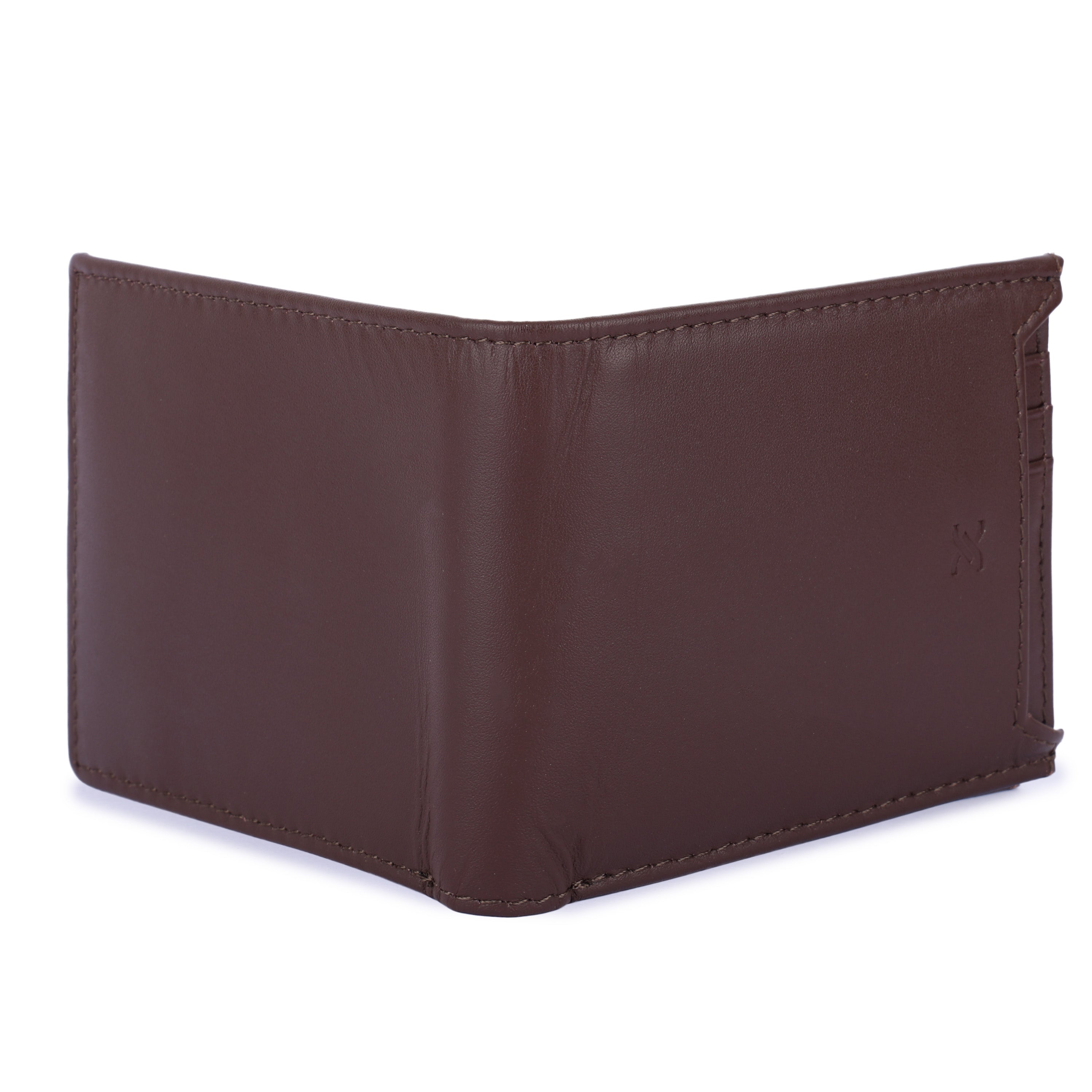 Daniel Klein Men’s Genuine Leather Wallet – Slim Brown Edition with Detachable Card Holder