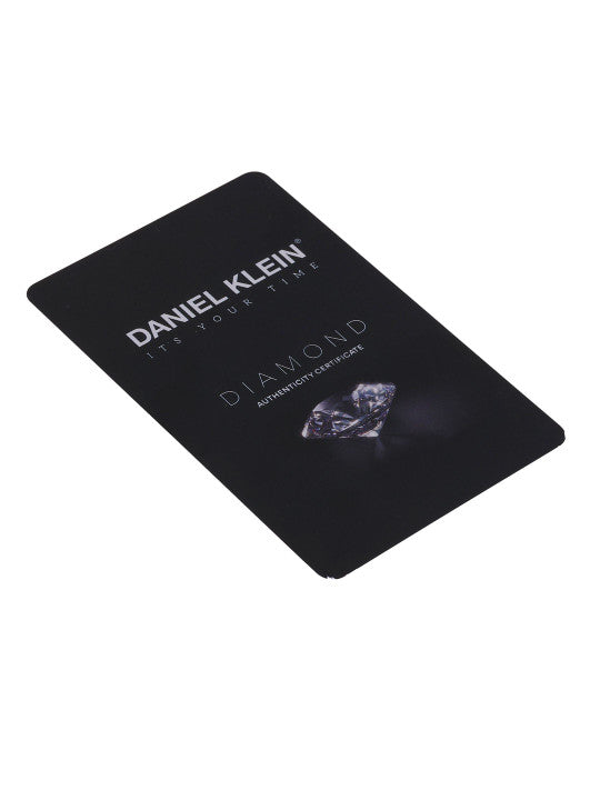 Daniel Klein Silver Dial Dual-Tone Women’s Analog Watch DK.1.14136-3