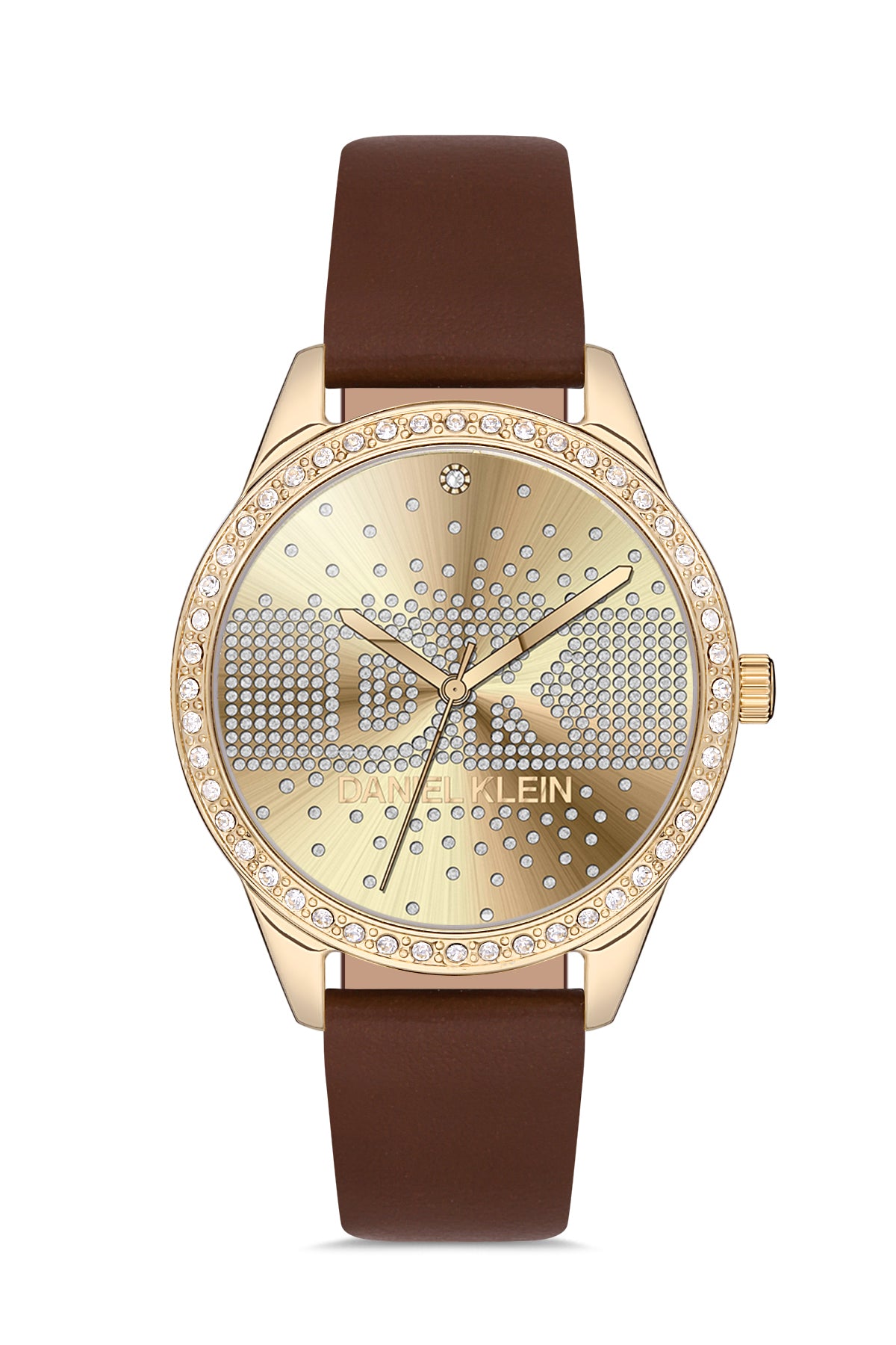 Daniel Klein Premium Women Gold Dial Analogue Watch
