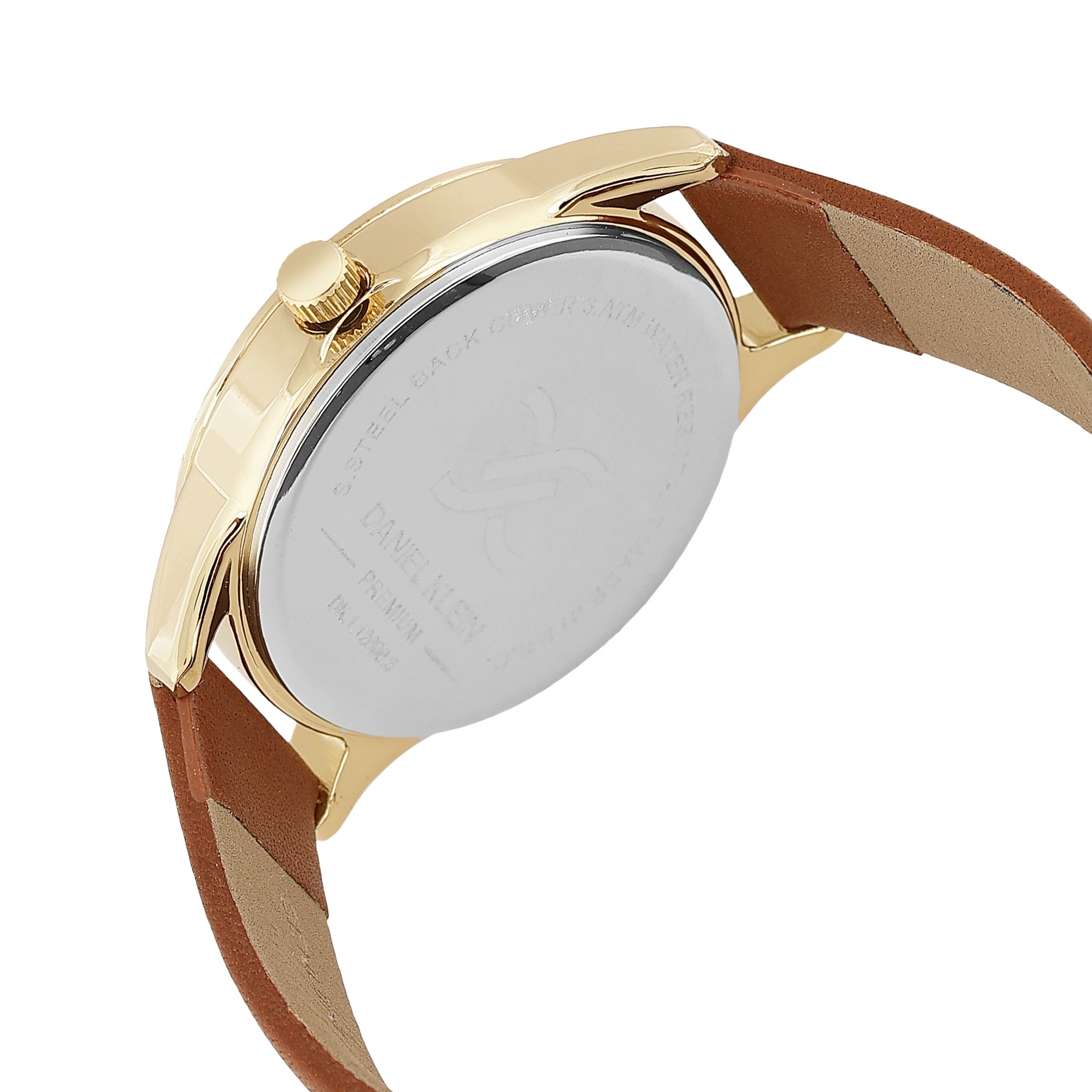Daniel Klein Premium Women Gold Dial Analogue Watch