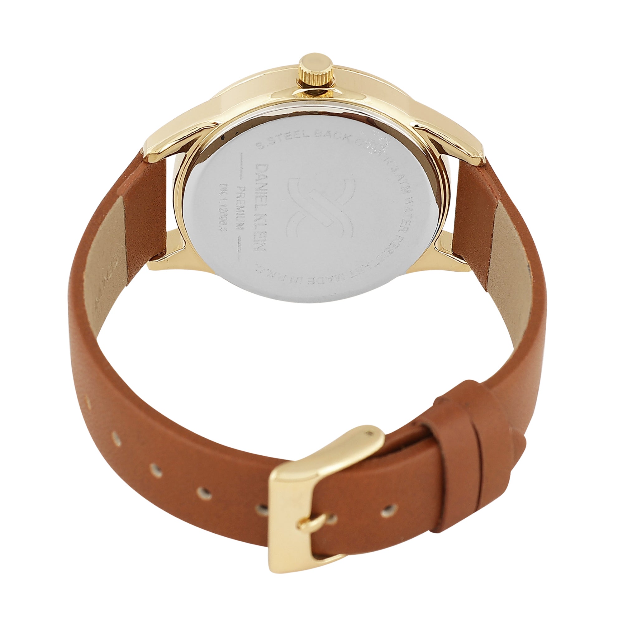 Daniel Klein Premium Women Gold Dial Analogue Watch