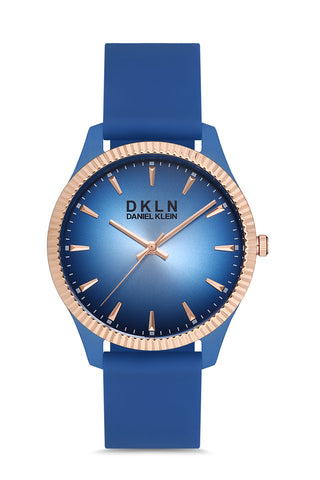 Daniel Klein DKLN Men Blue Dial  Analogue Watch