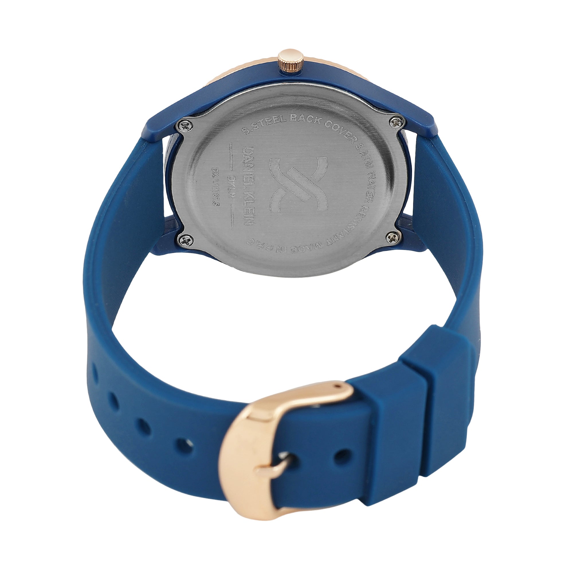 Daniel Klein DKLN Men Blue Dial Analogue Watch