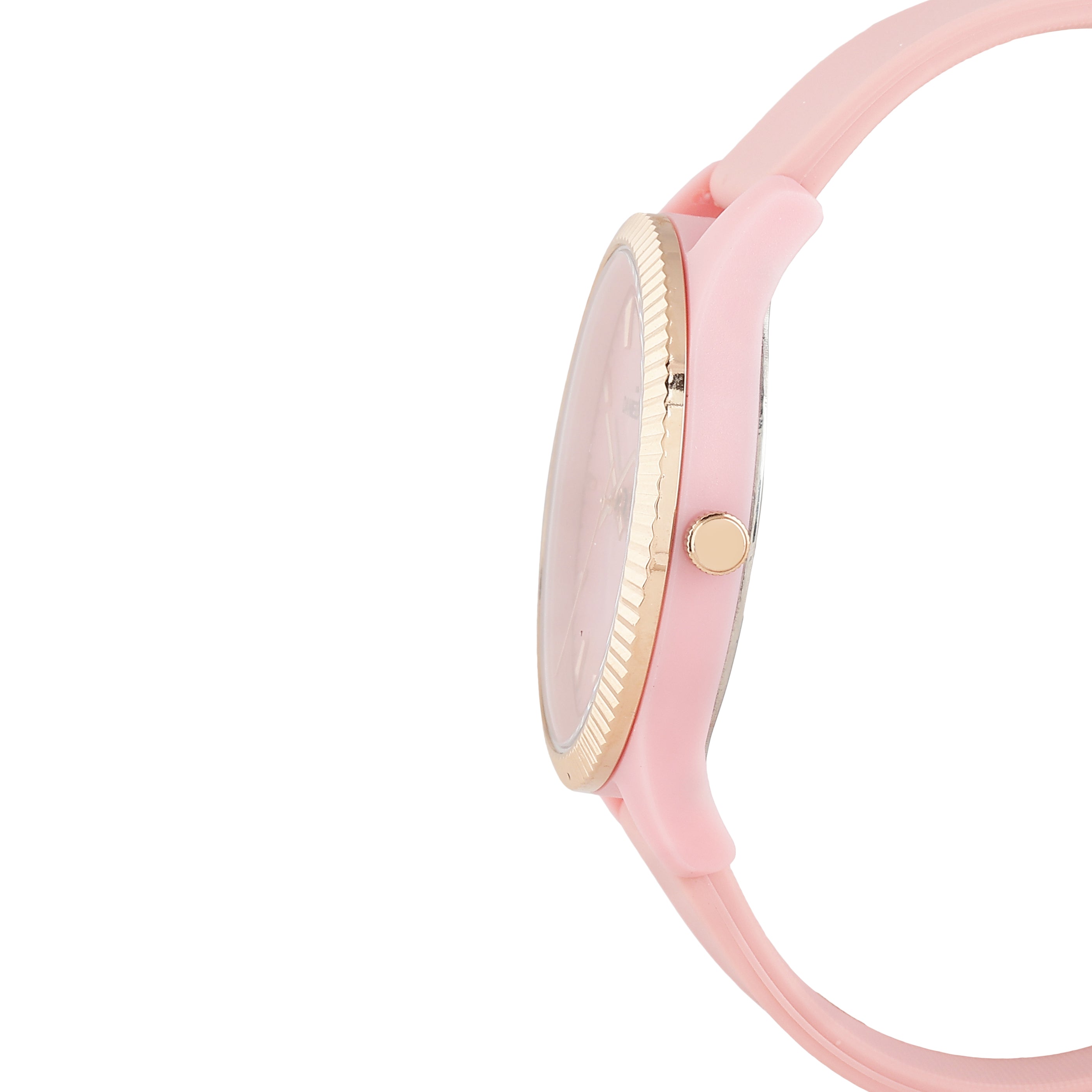 Daniel Klein DKLN Men Pink Dial Analogue Watch