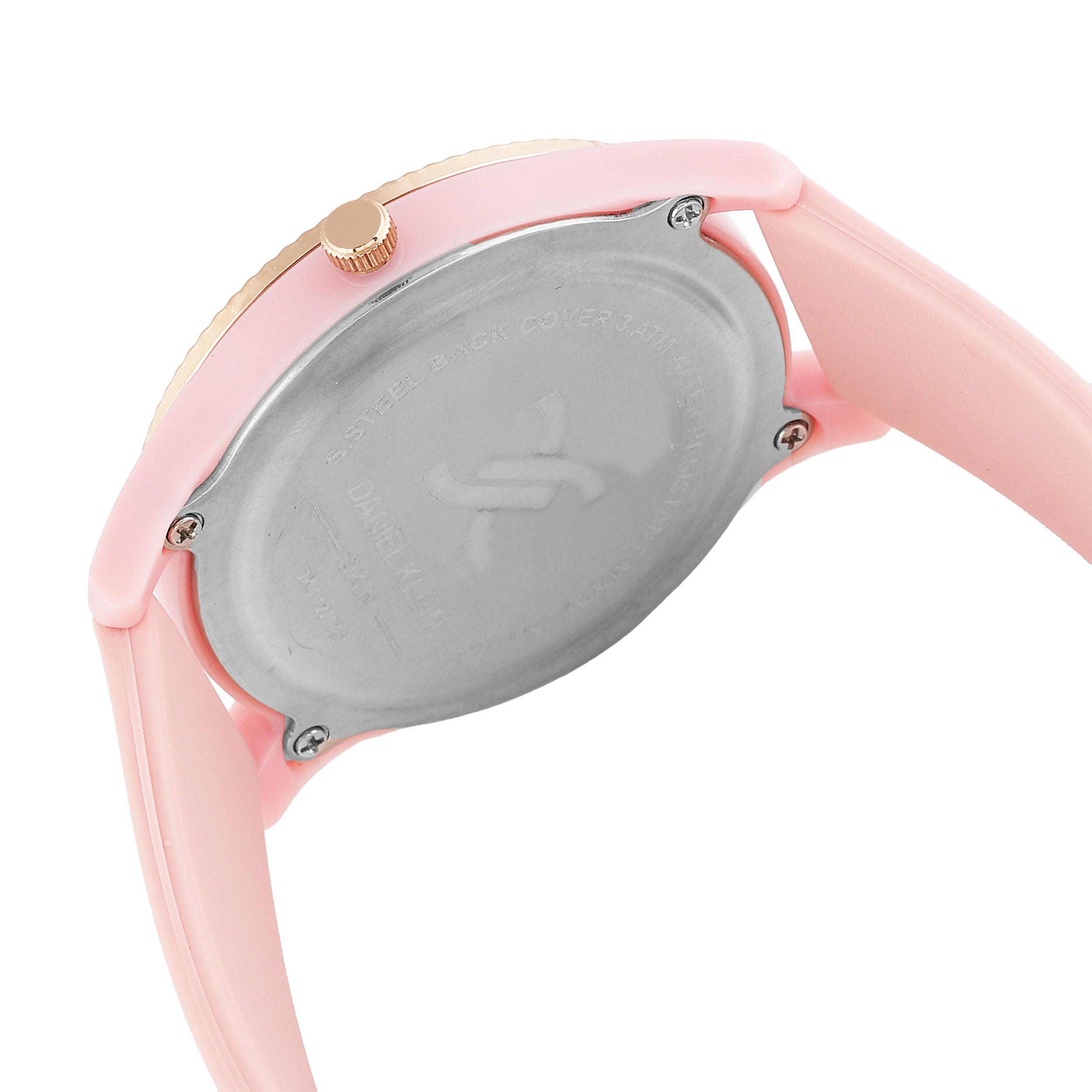 Daniel Klein DKLN Men Pink Dial Analogue Watch