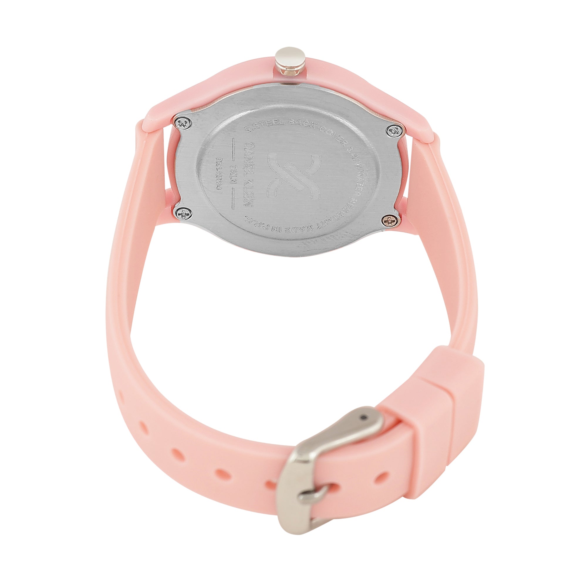 Daniel Klein DKLN Women Pink Dial Analogue Watch