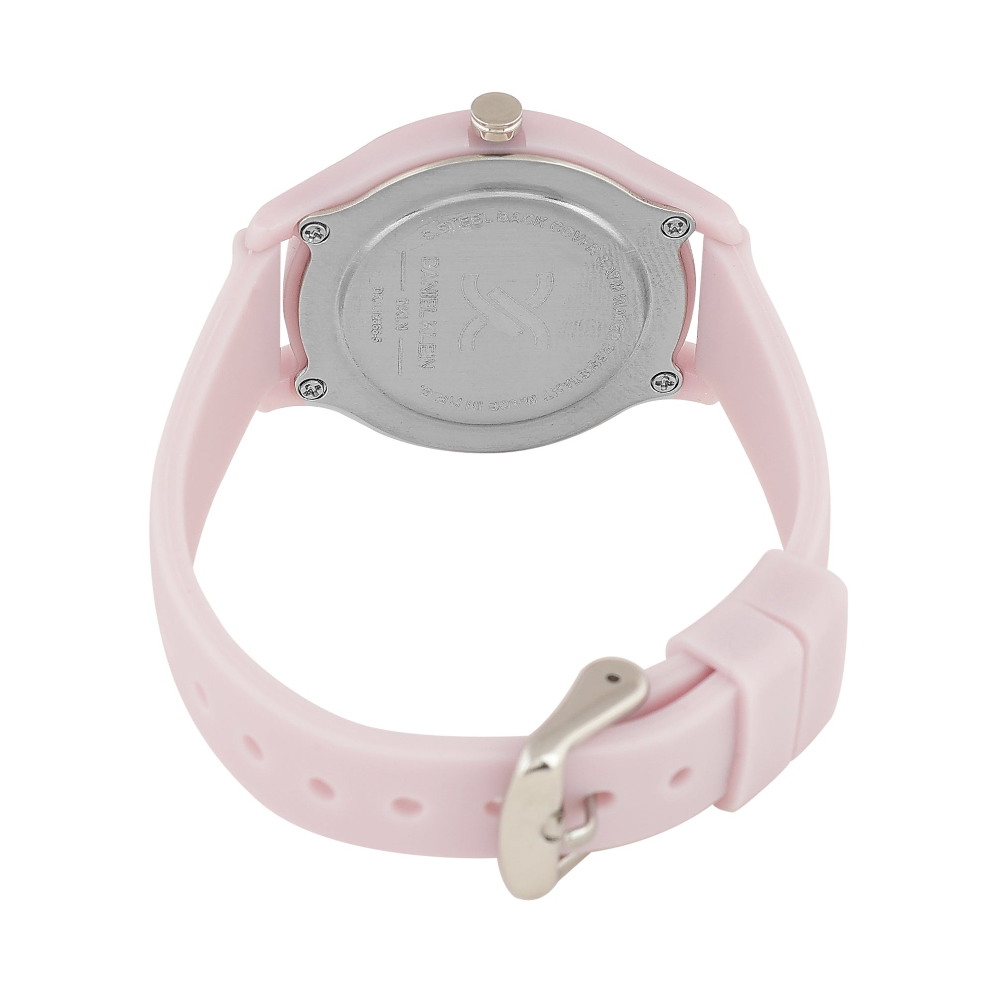 Daniel Klein DKLN Women Pink Dial Analogue Watch