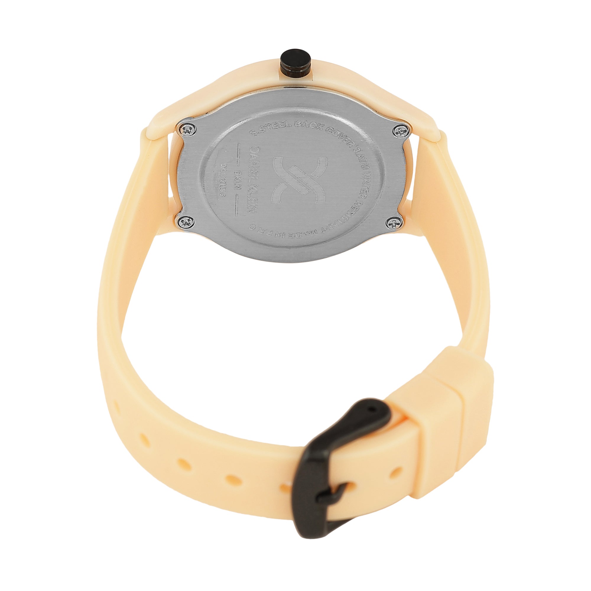 Daniel Klein DKLN Women Rose Gold Dial Analogue Watch