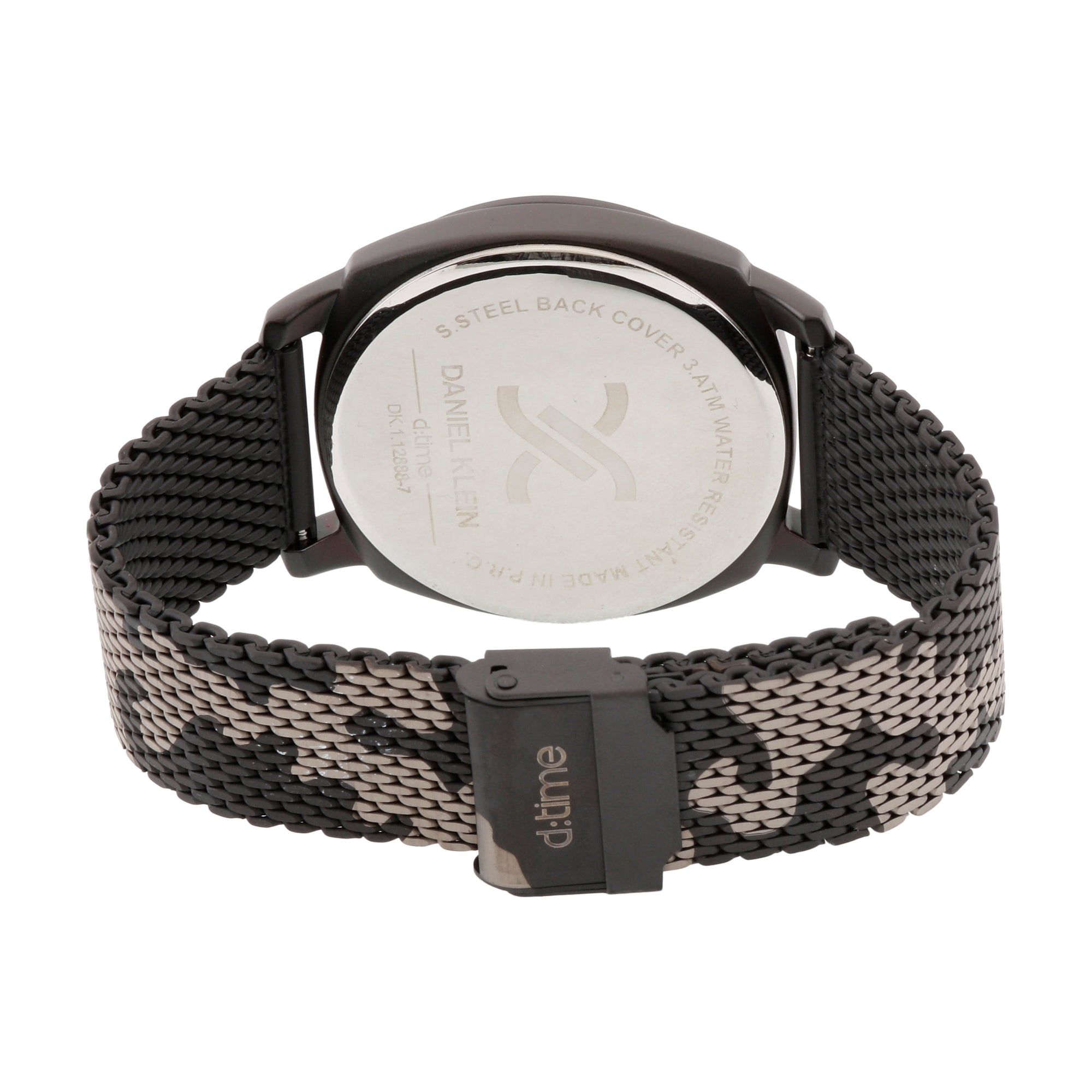 Daniel Klein D-Time Black Dial Watch For Men