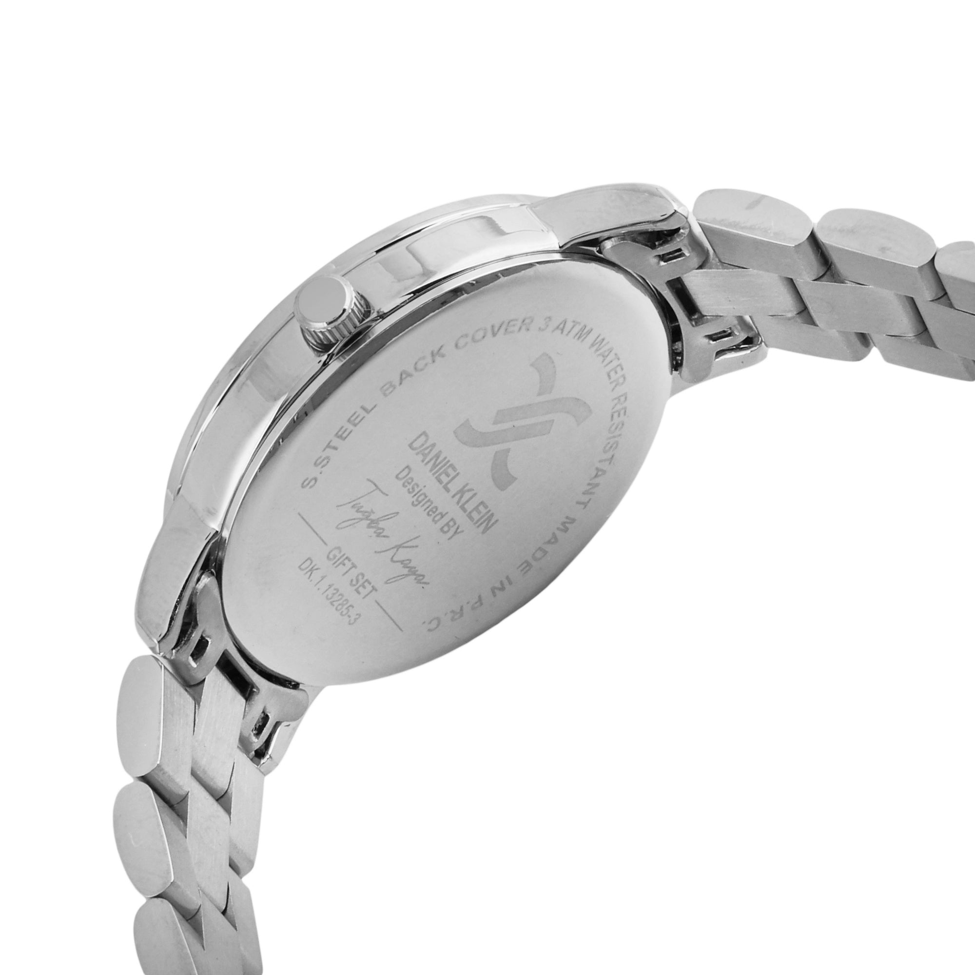 Daniel Klein Gift Set Women Silver Watch