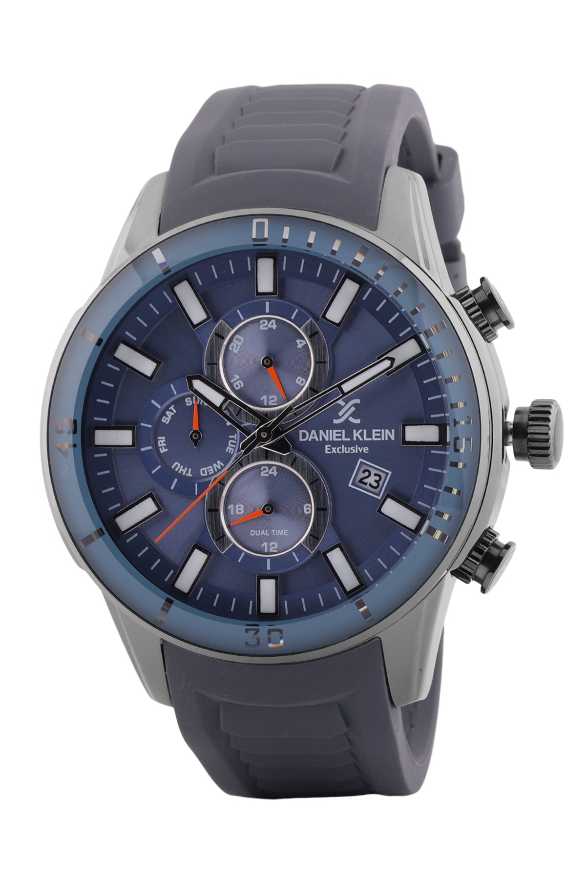 Blue Exclusive Men Watch with silicone Strap