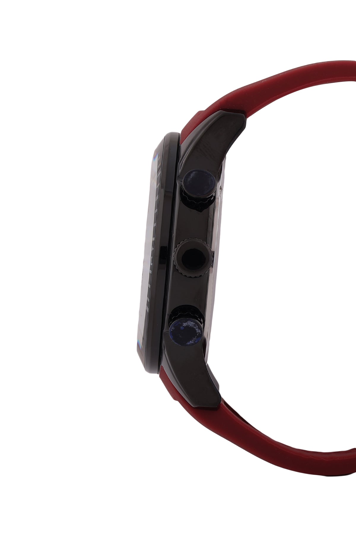 Black Exclusive Men Watch with silicone Strap