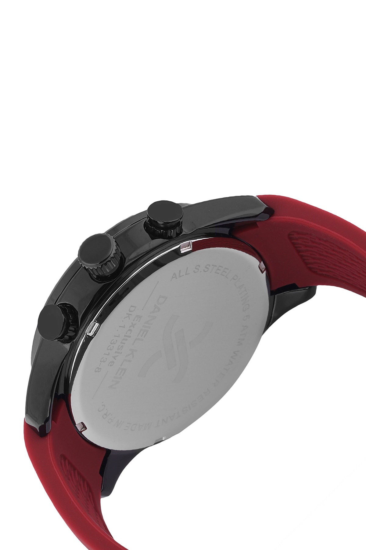 Black Exclusive Men Watch with silicone Strap