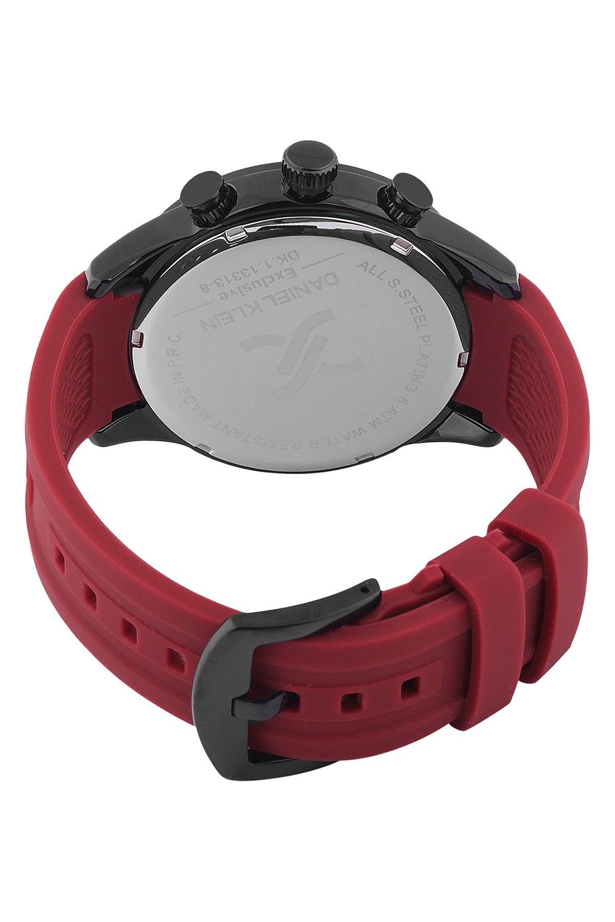 Black Exclusive Men Watch with silicone Strap