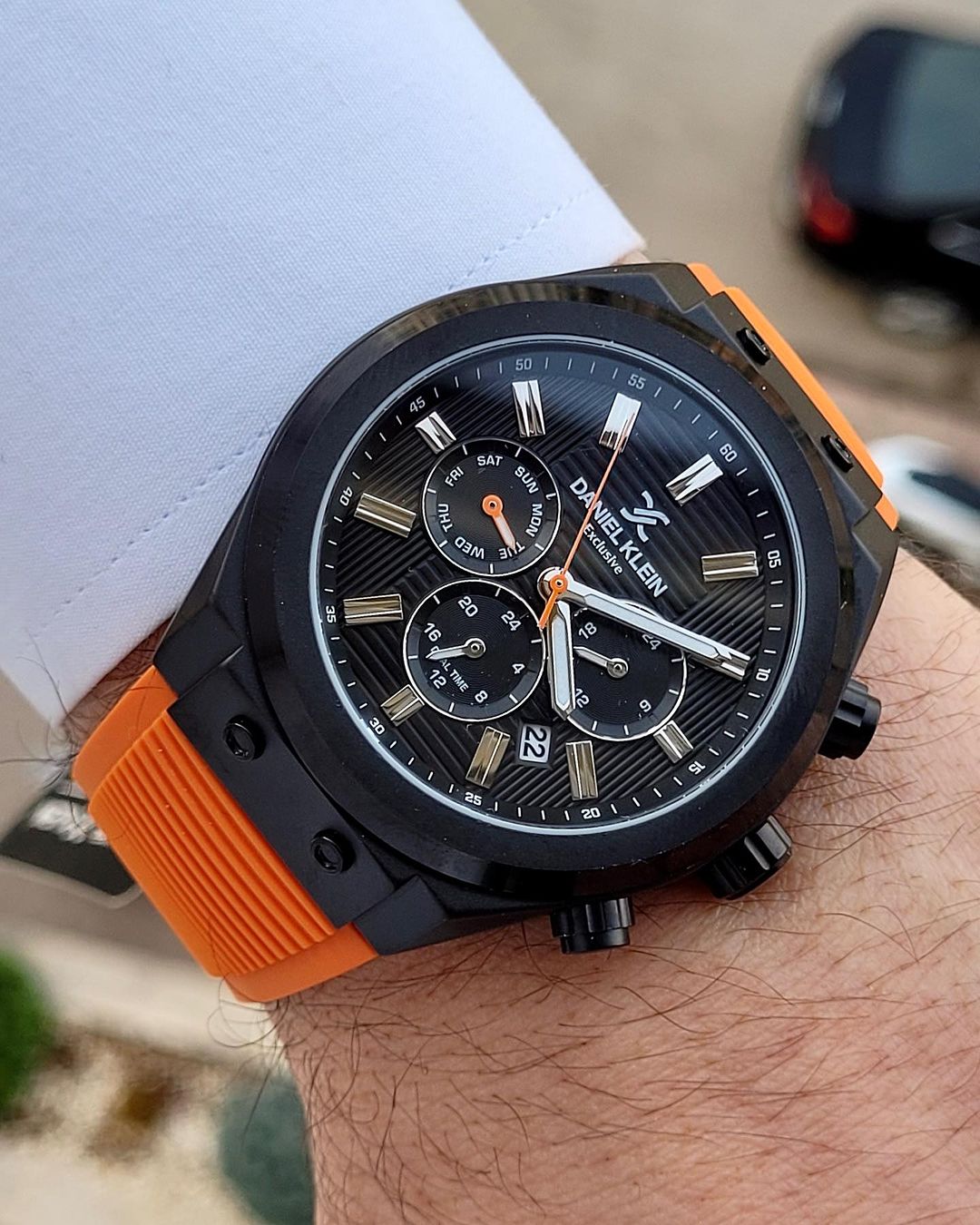 Daniel Klein Exclusive Men Black Watch