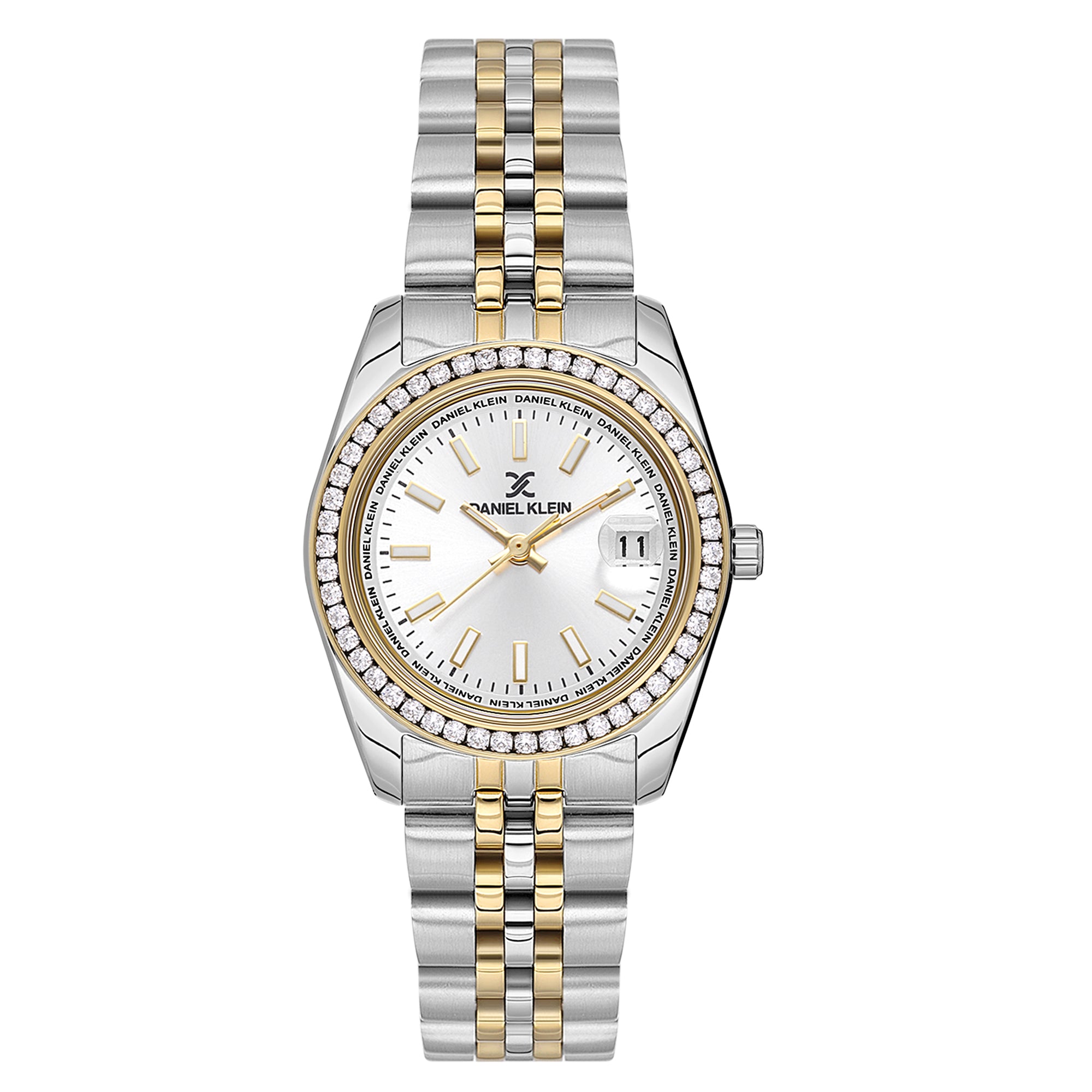 Daniel Klein Silver Dial Premium Women Analogue Watch
