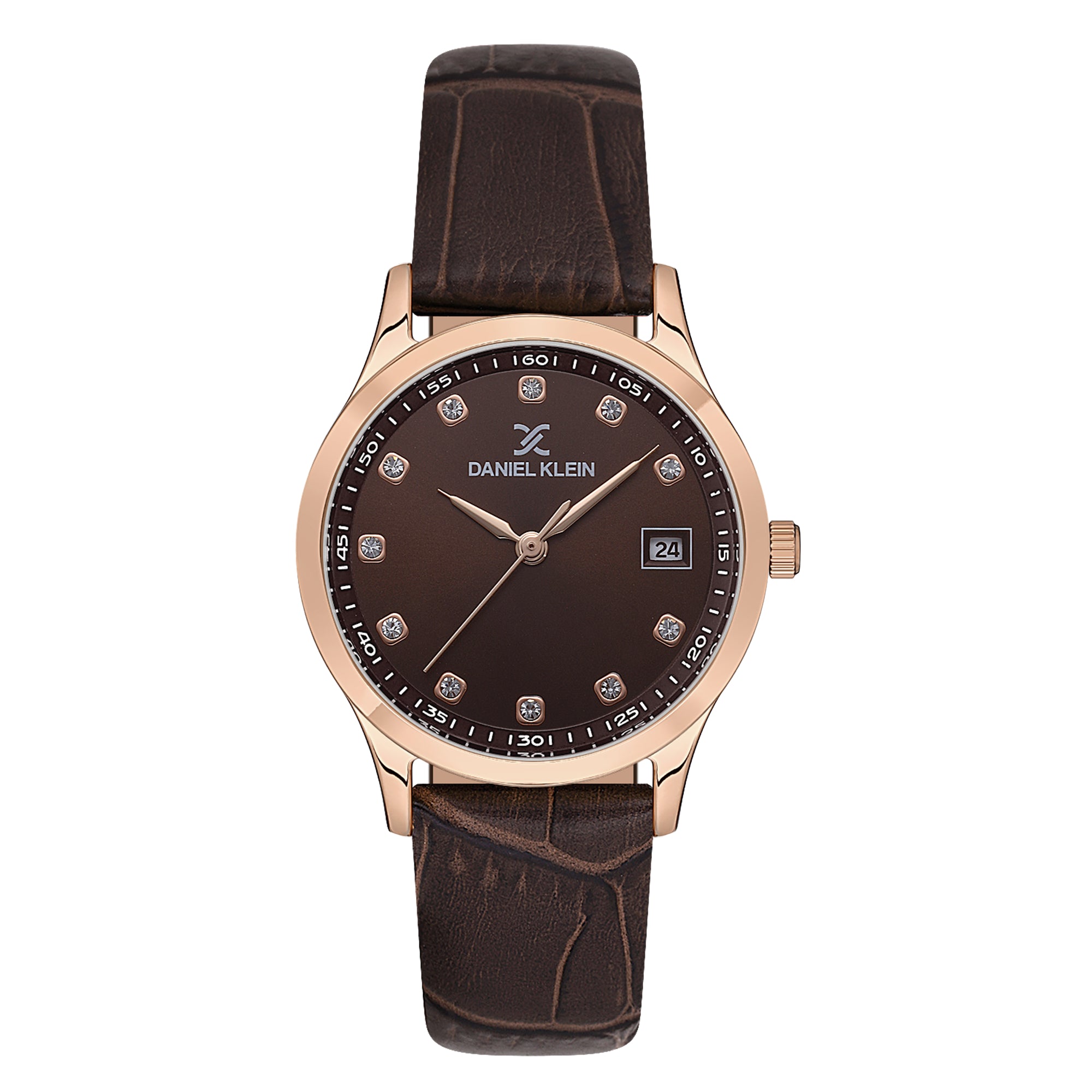 Daniel Klein Brown Dial Premium Women Analogue Watch