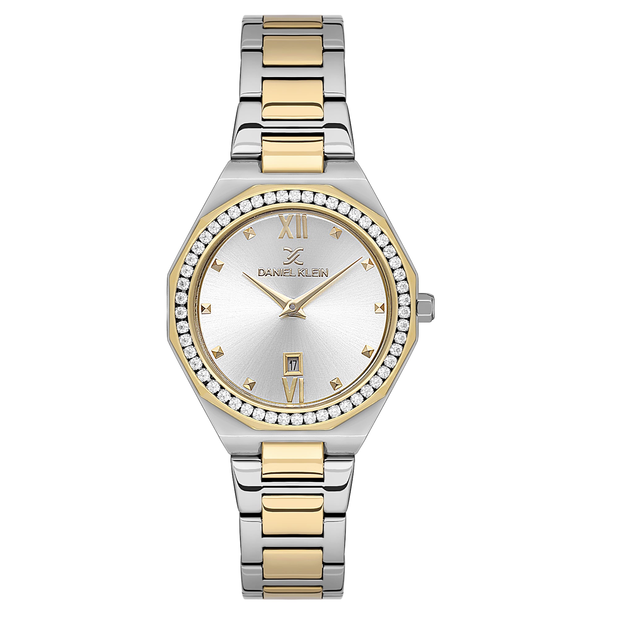 Daniel Klein Silver Dial Premium Women Analogue Watch