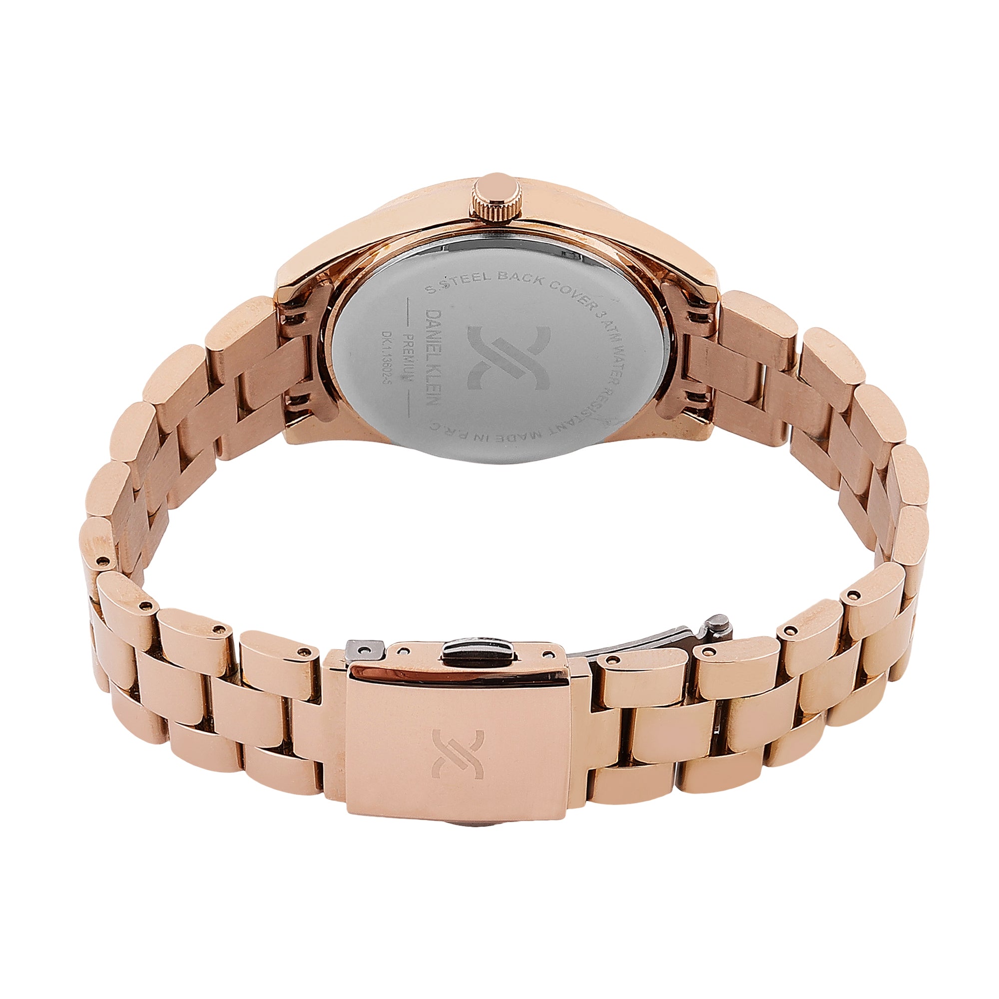 Daniel Klein Rose Gold Dial Premium Women Analogue Watch