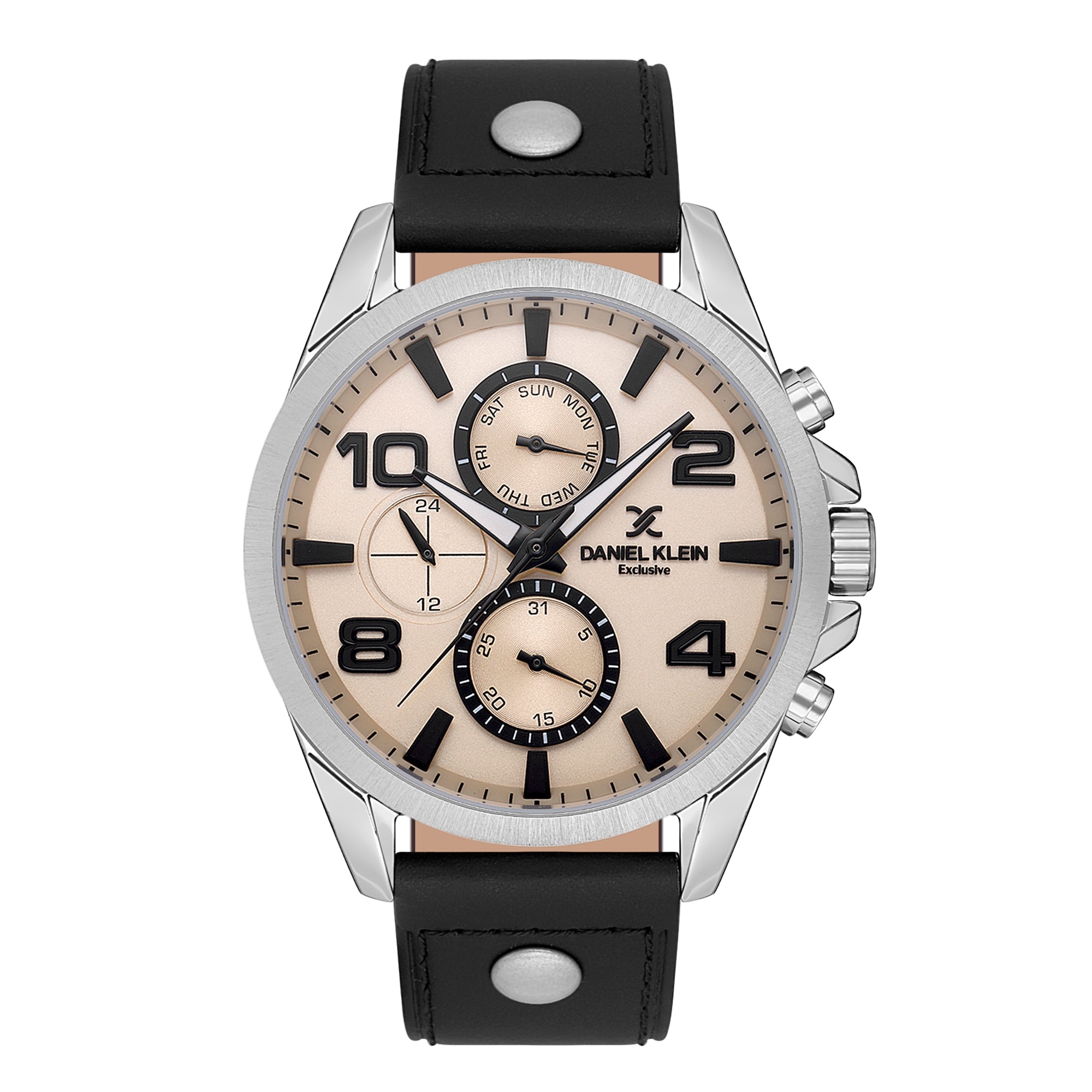 Daniel Klein Beige Dial Exclusive Men Analogue Watch