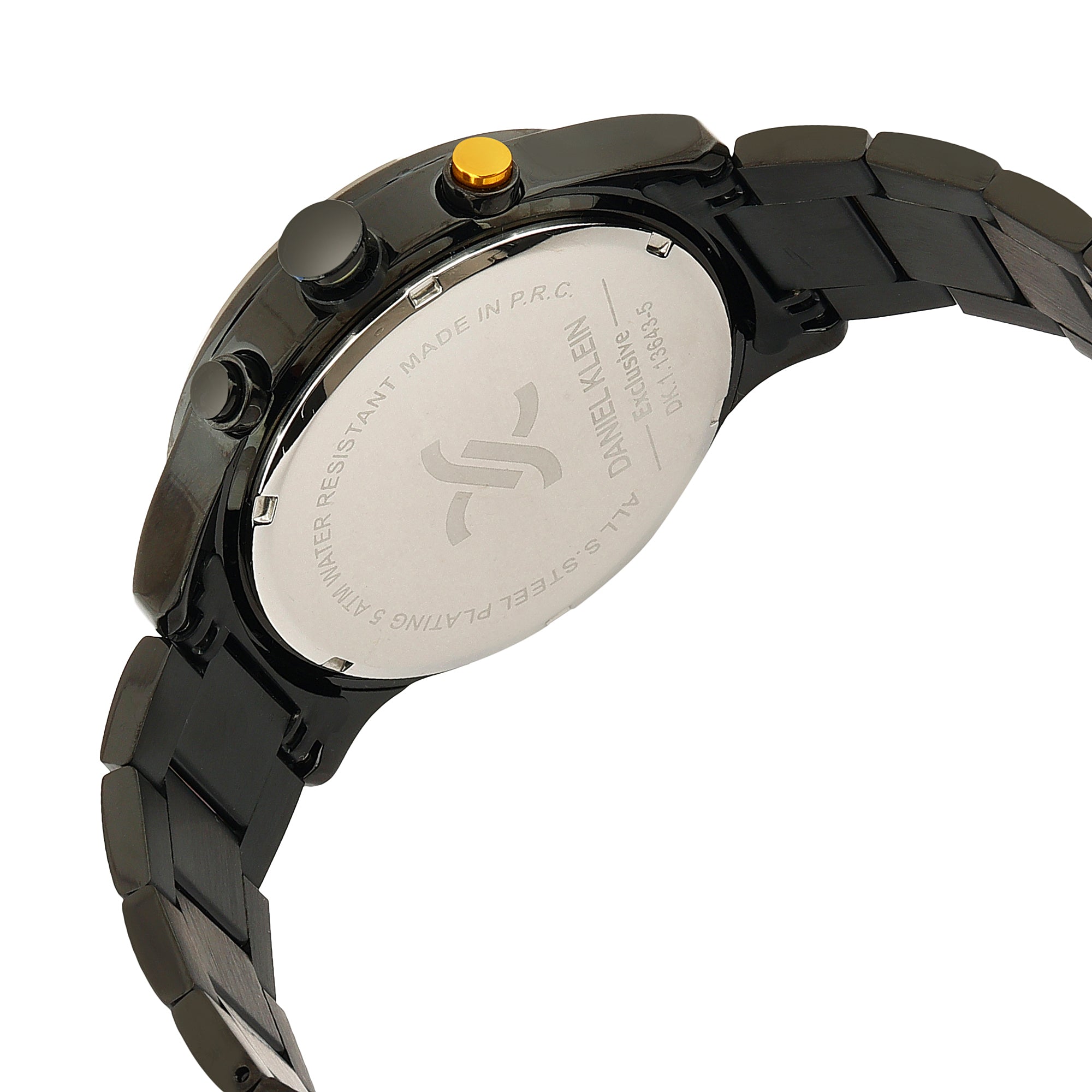 Daniel Klein Yellow Dial Exclusive Men Analogue Watch