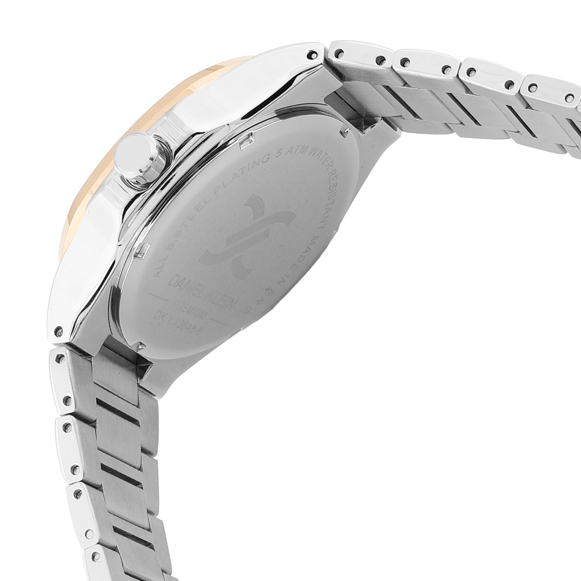Daniel Klein Silver Dial Premium Men Analogue Watch