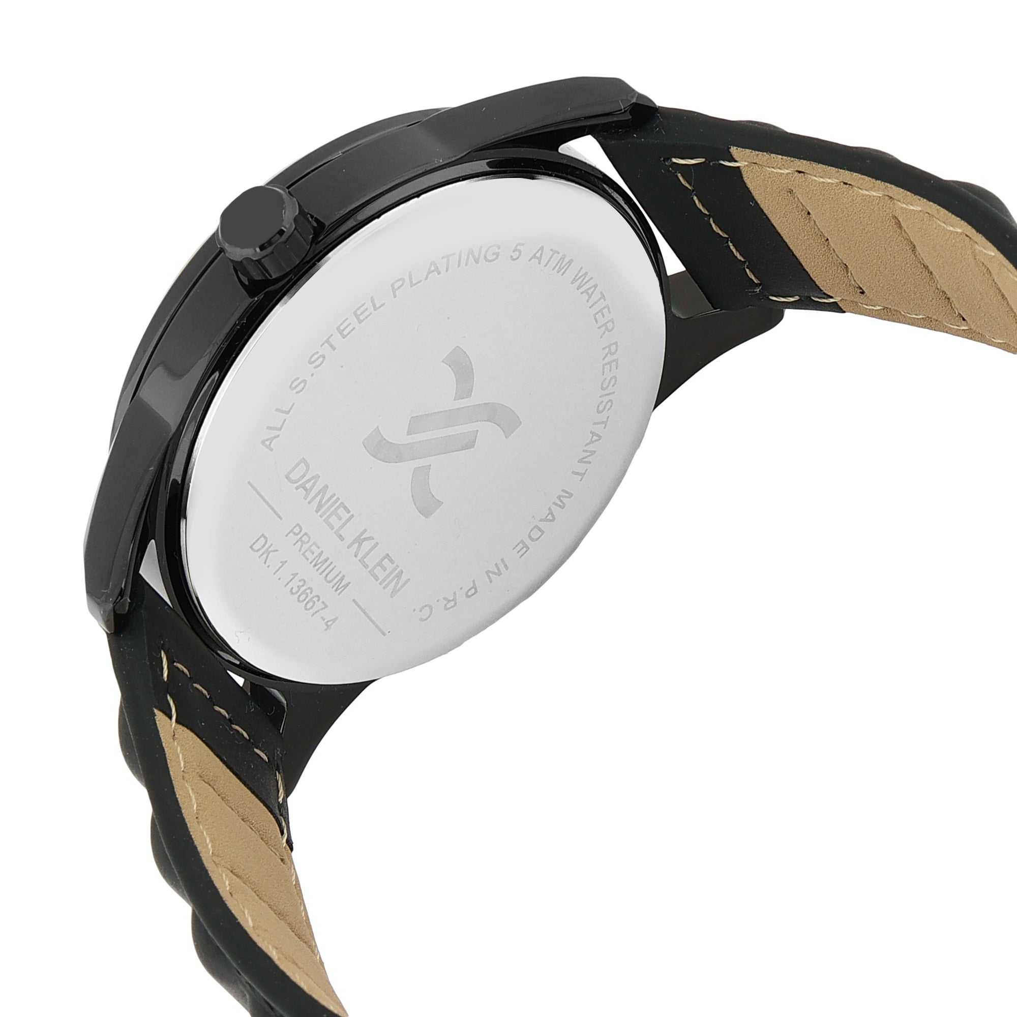 Daniel Klein Black Dial Premium Men Analogue Watch
