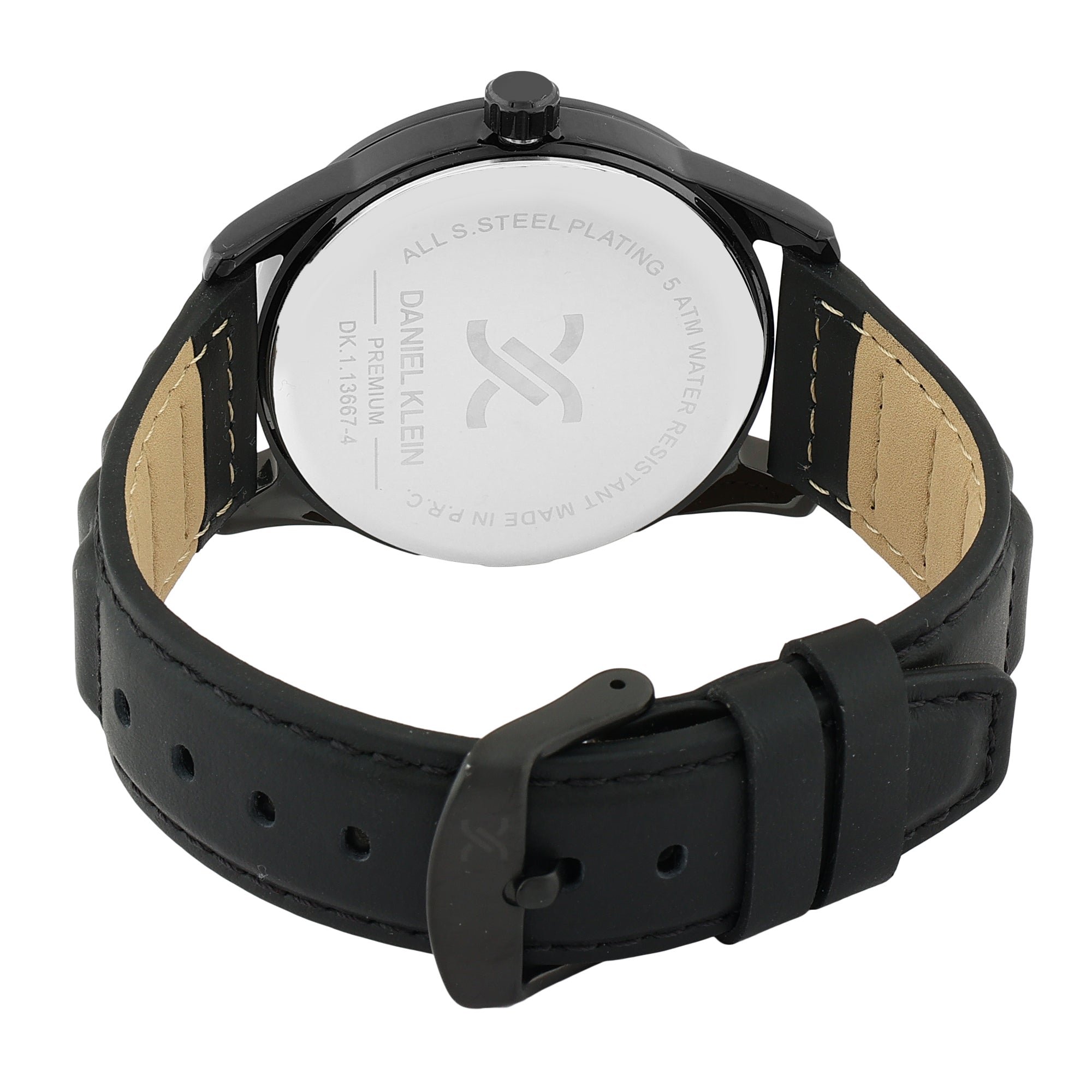 Daniel Klein Black Dial Premium Men Analogue Watch