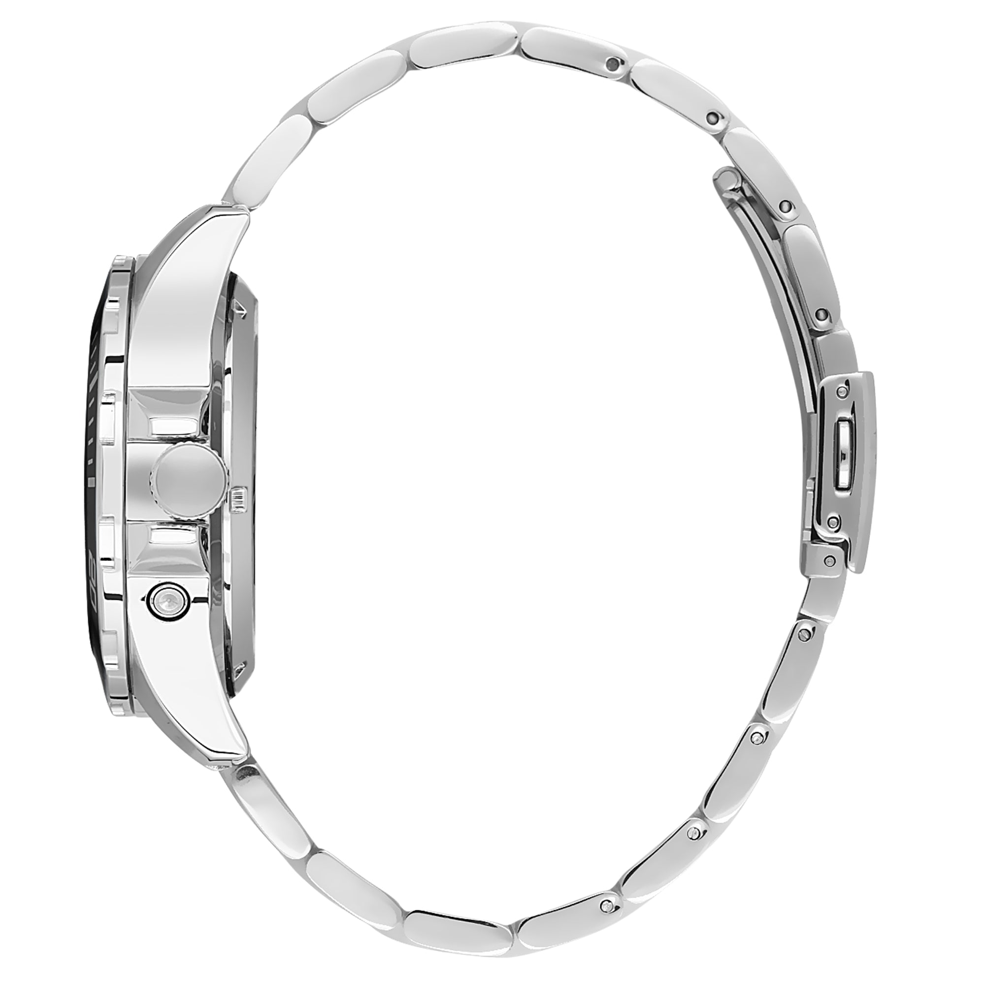 Skeleton Automatic Silver Dial Men&