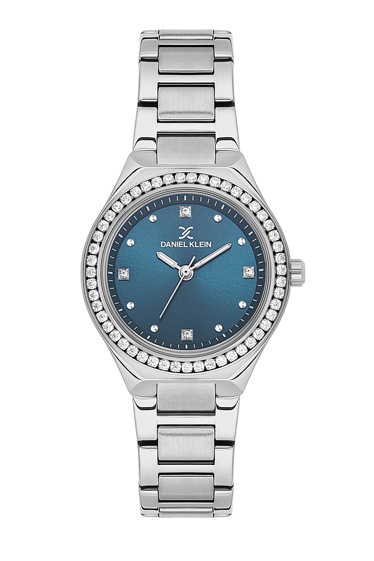 Blue Premium Women Watch with Metallic Strap