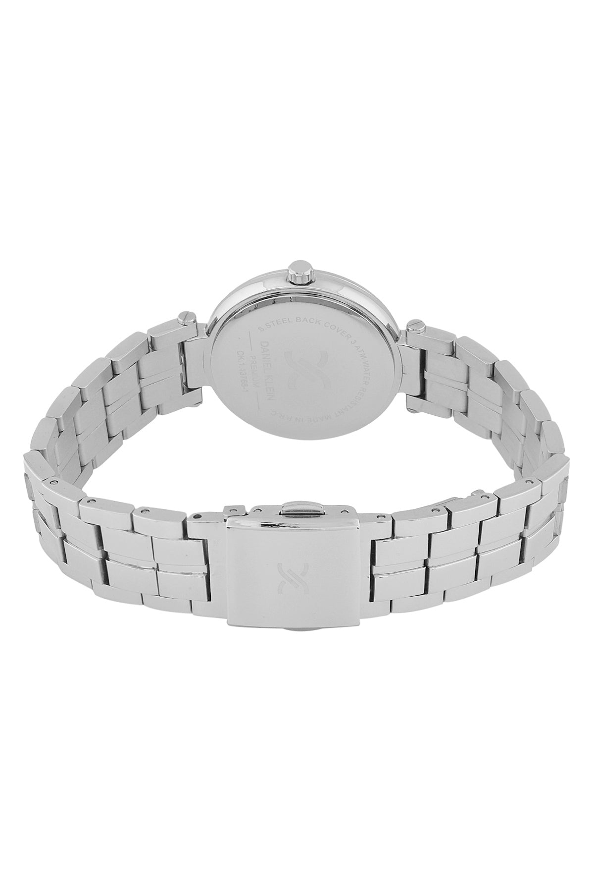 Silver Premium Women Watch with Metallic Strap