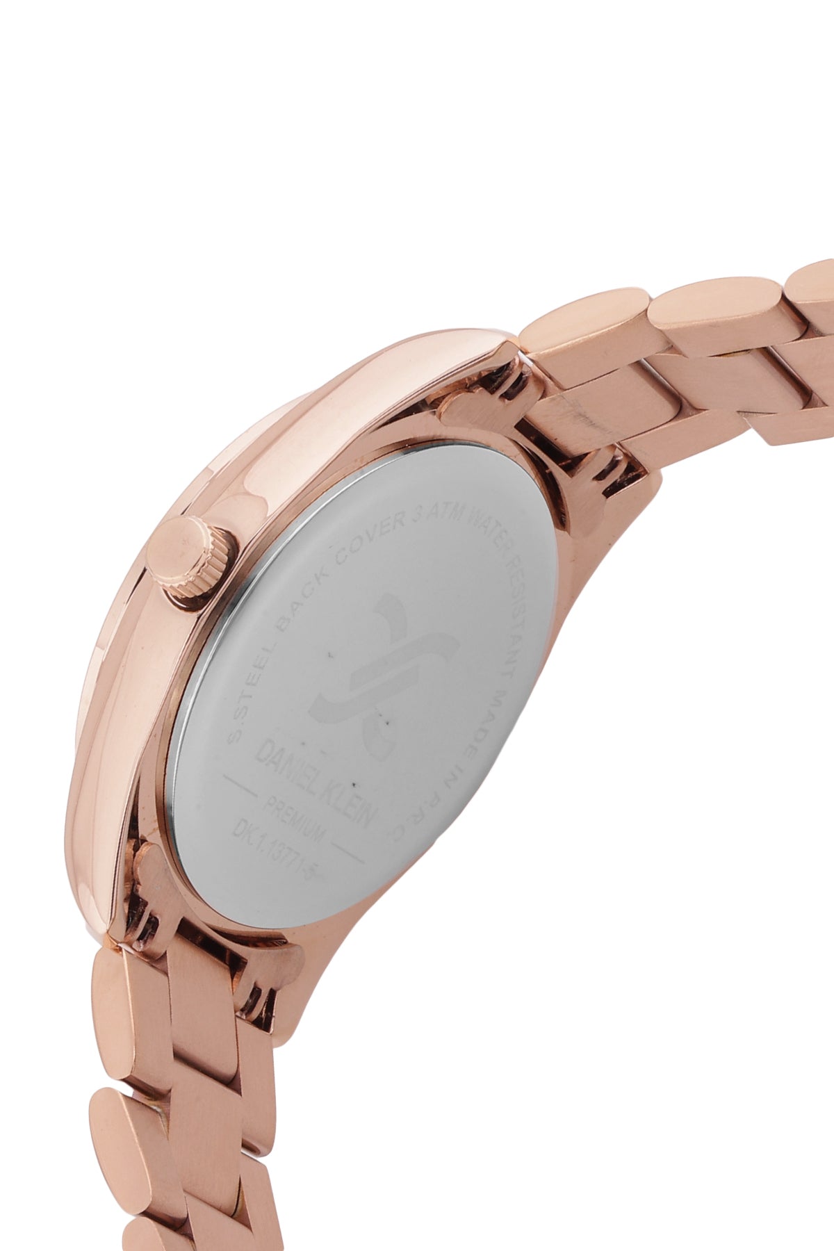 Rose Gold Premium Women Watch with Metallic Strap