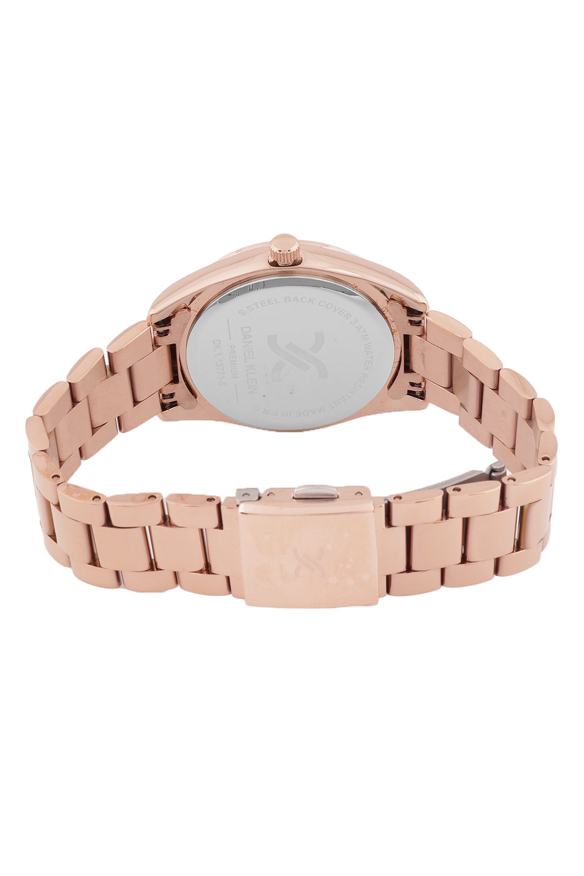 Rose Gold Premium Women Watch with Metallic Strap