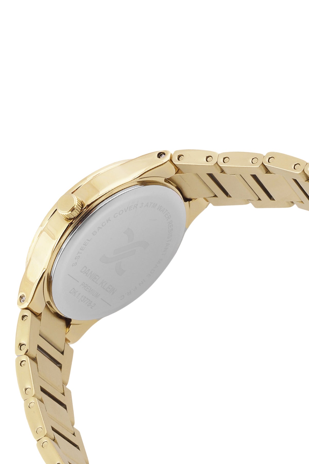 Gold Premium Women Watch with Metallic Strap