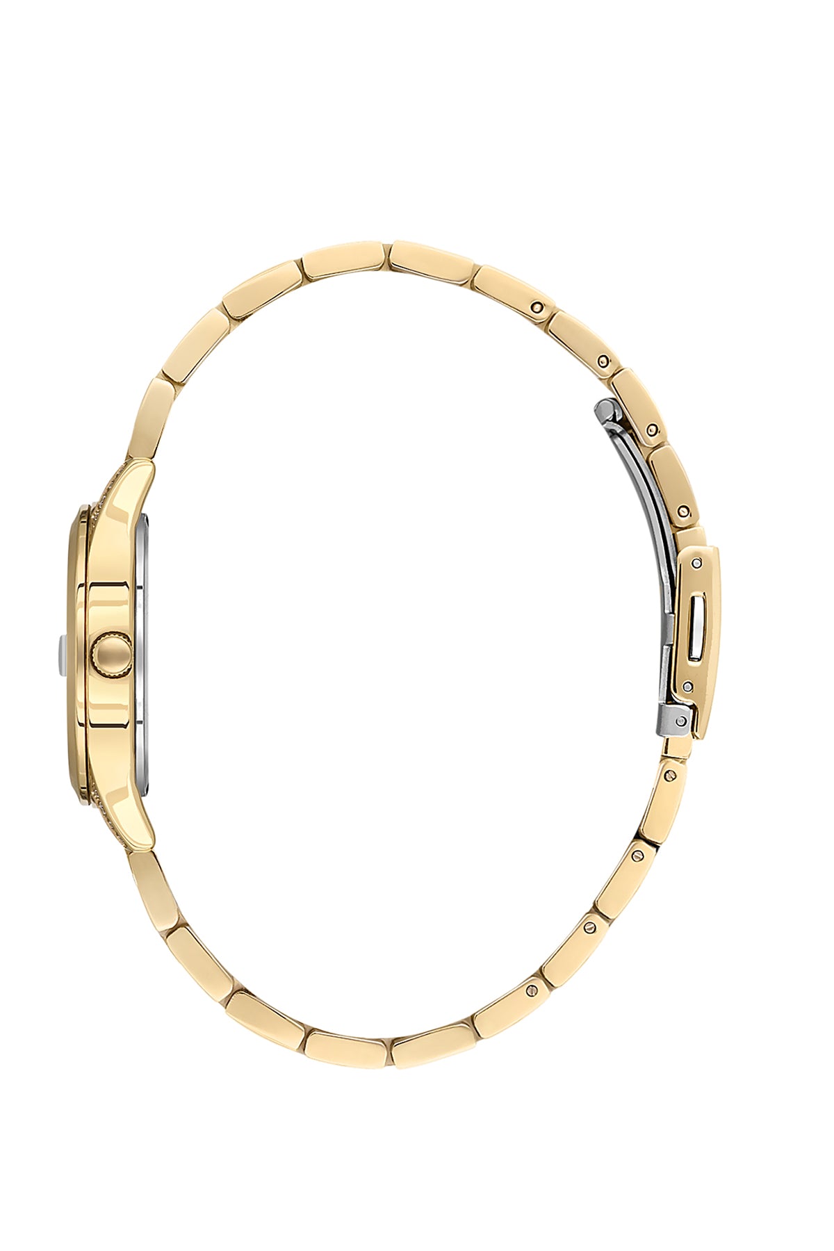 Silver Premium Women Watch with Metallic Strap