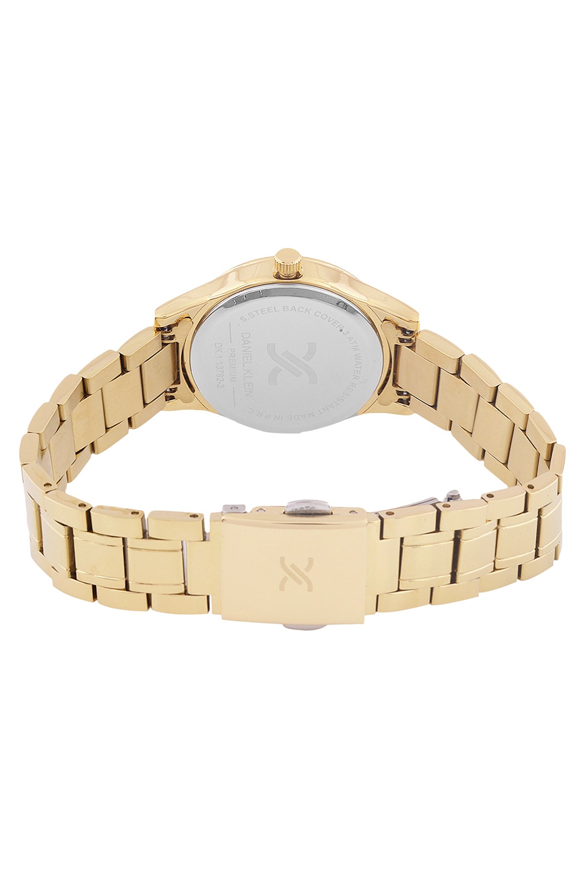 Black Premium Women Watch with Metallic Strap