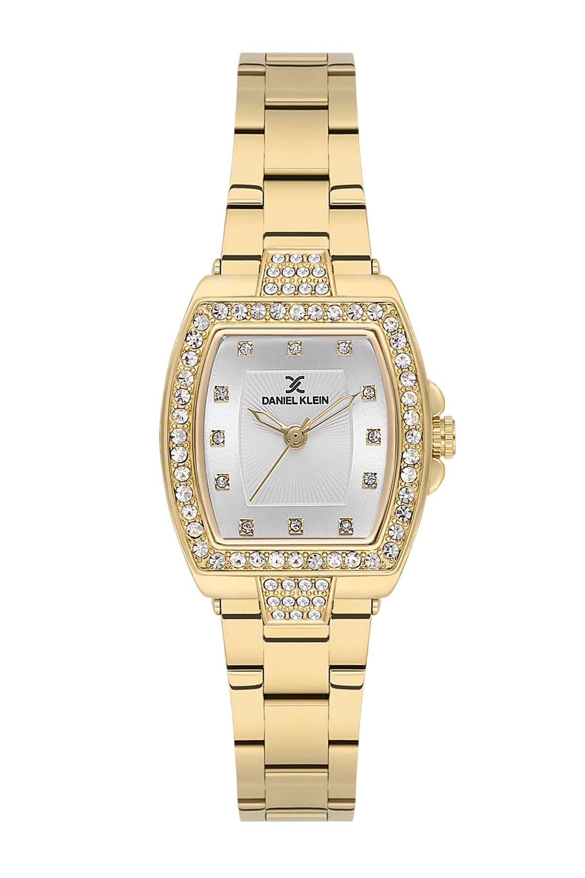 Silver Premium Women Watch with Metallic Strap