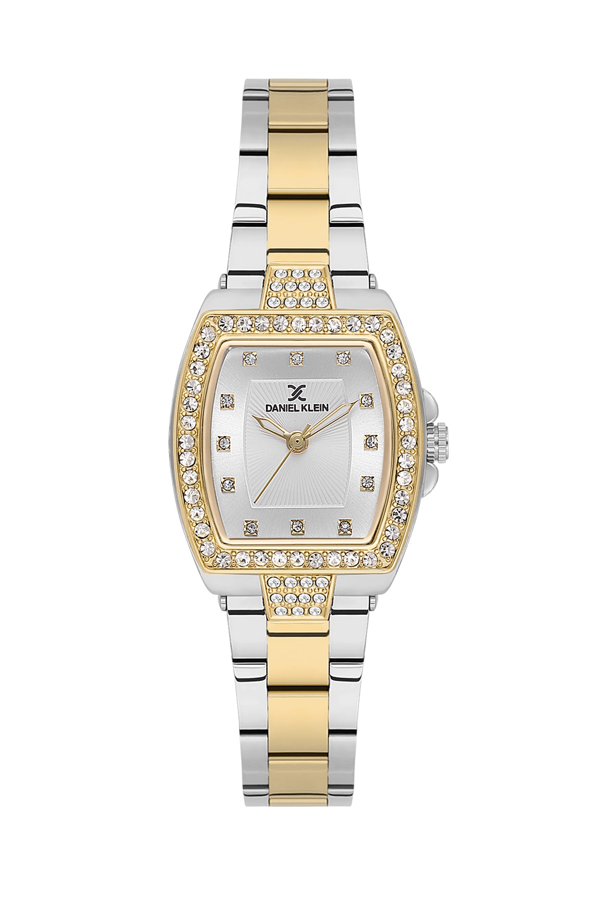 Silver Premium Women Watch with Metallic Strap