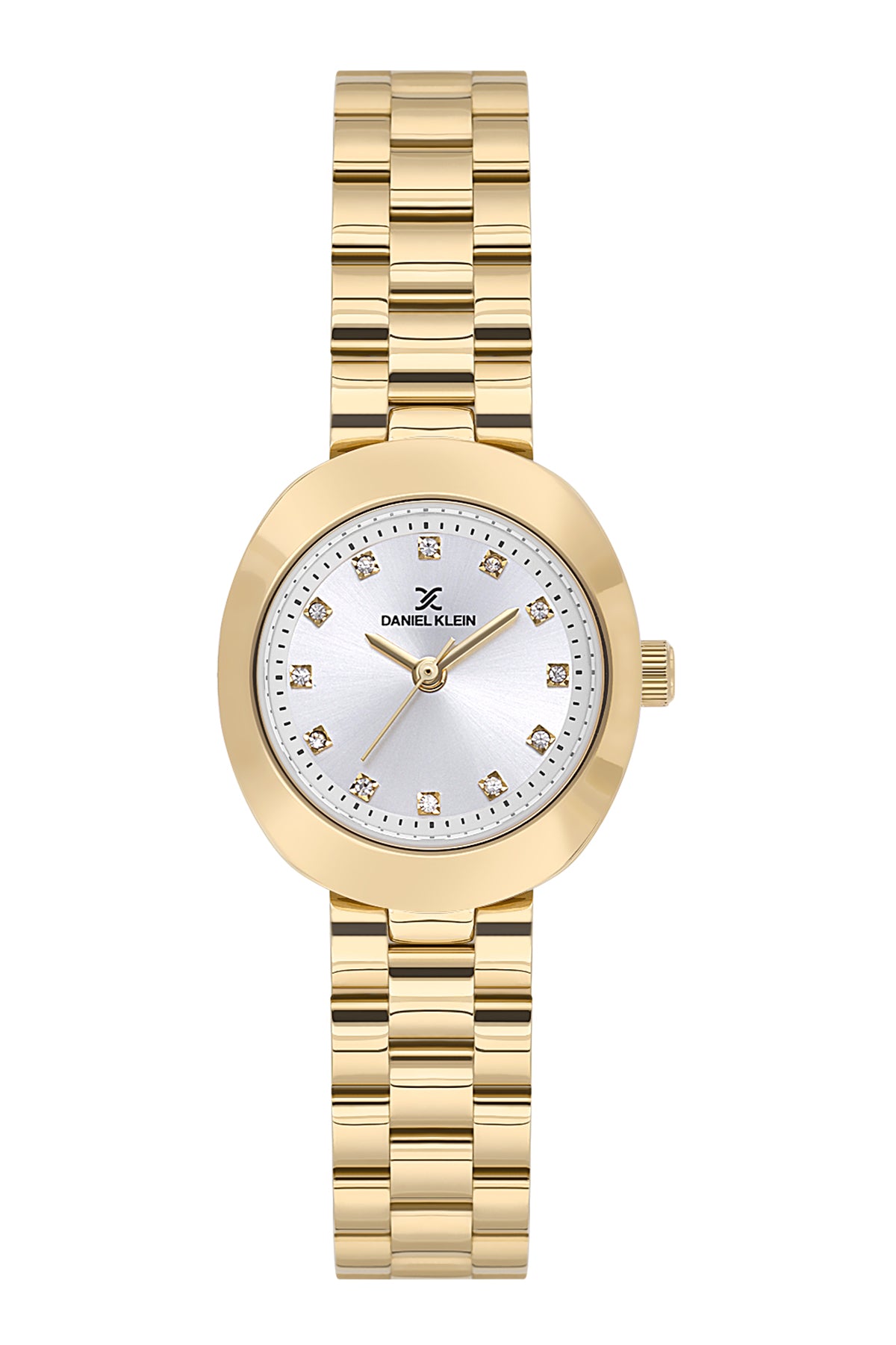 Silver Premium Women Watch with Metallic Strap
