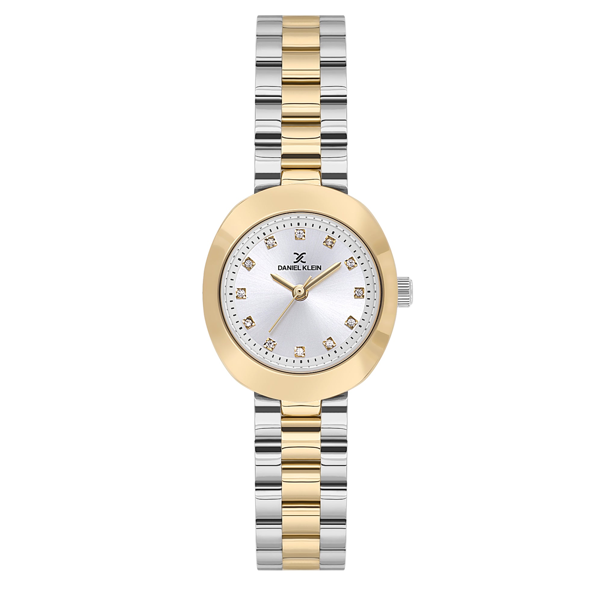 Silver Premium Women Watch with Metallic Strap