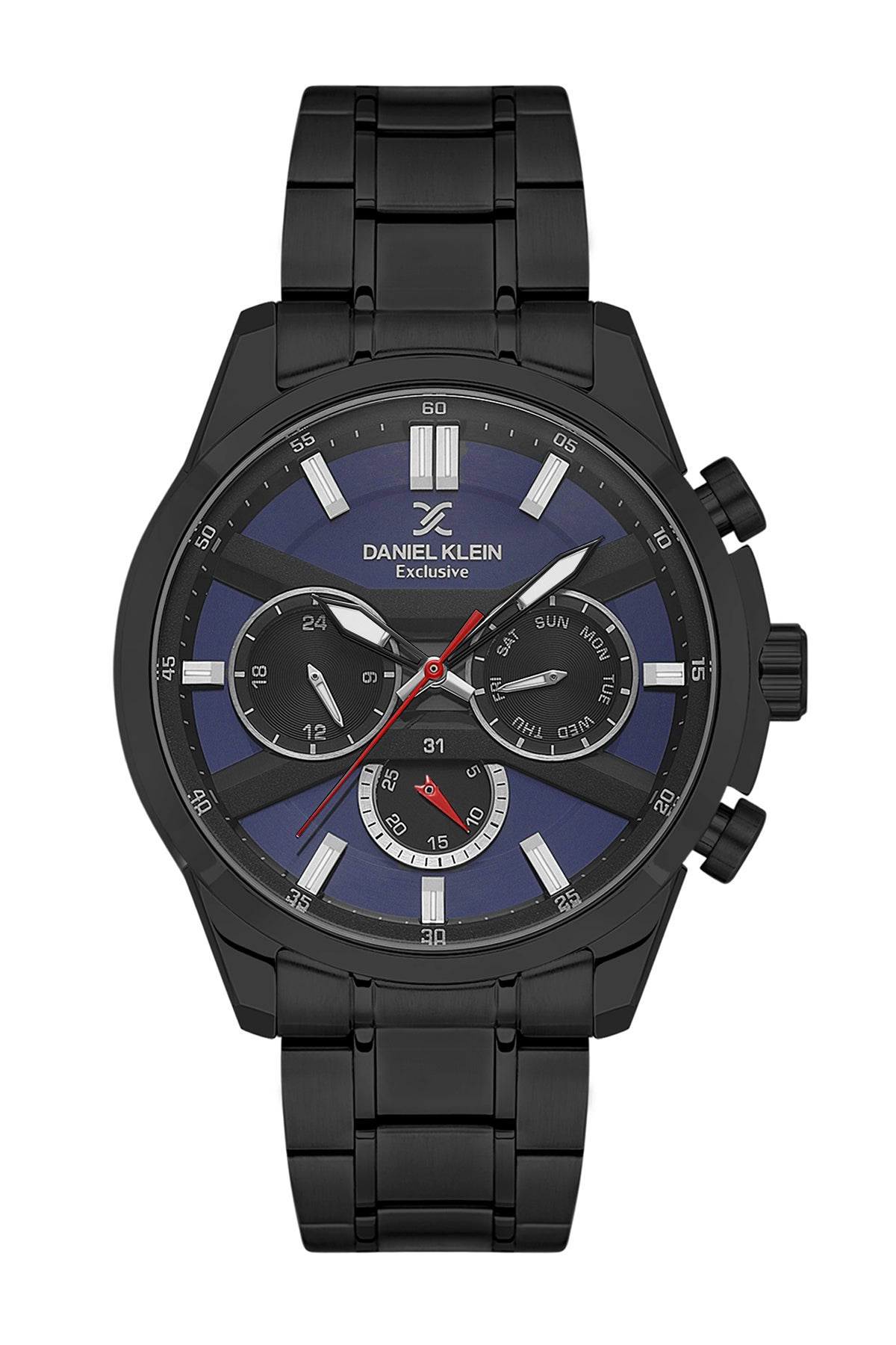 Blue Exclusive Men Watch with Metallic Strap