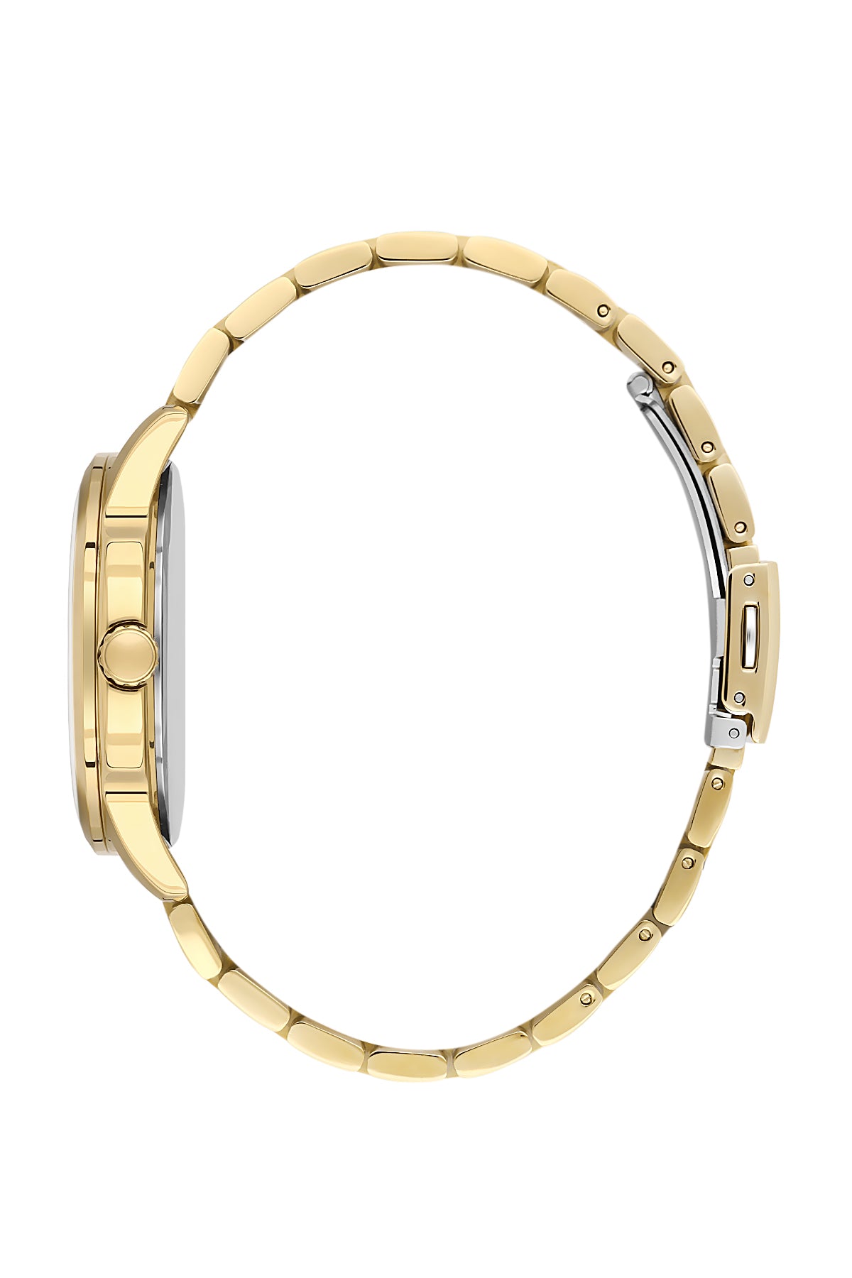 Black Premium Men Watch with Metallic Strap