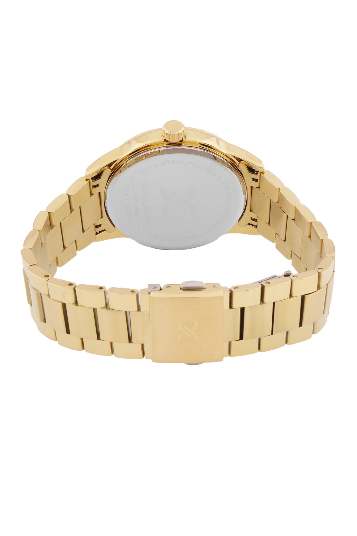 Black Premium Men Watch with Metallic Strap