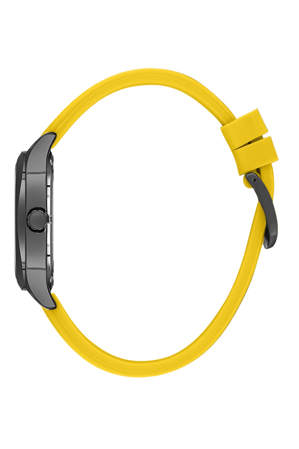 Black Premium Men Watch with Silicone Strap