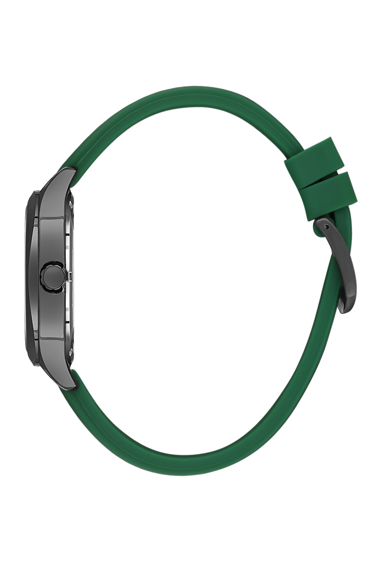 Black Premium Men Watch with Silicone Strap